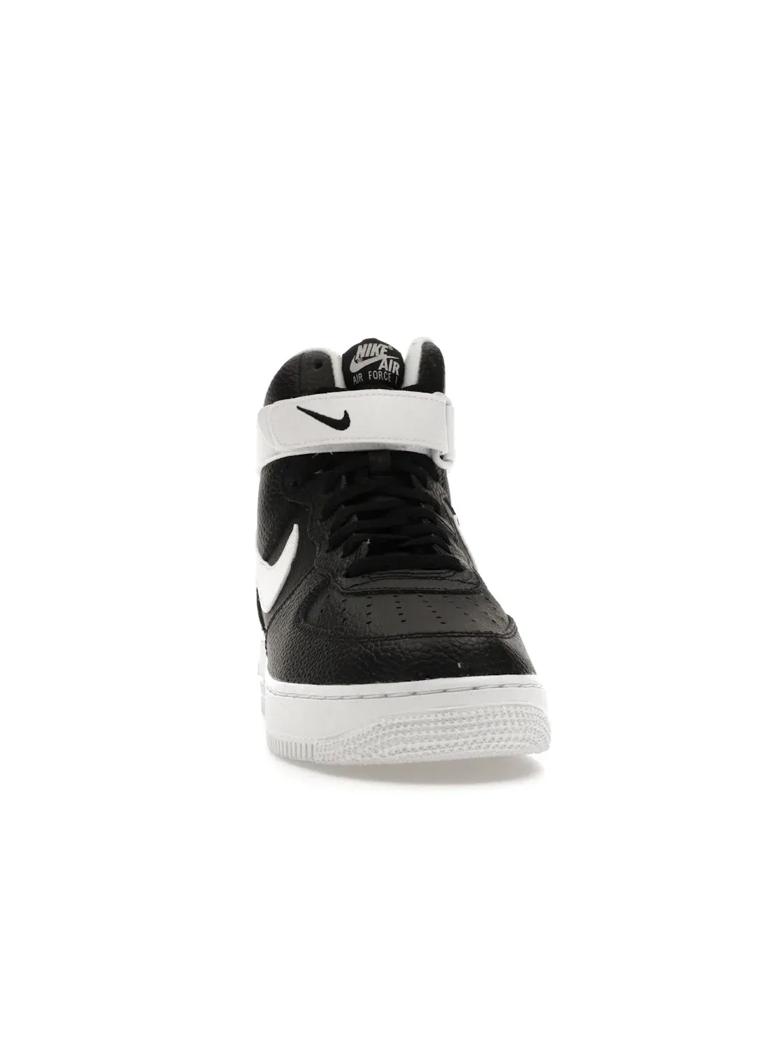 Мужские кроссовки высокие с кожаным верхом Nike Air Force 1 High '07 — изображение 2 из 4, черный/белый