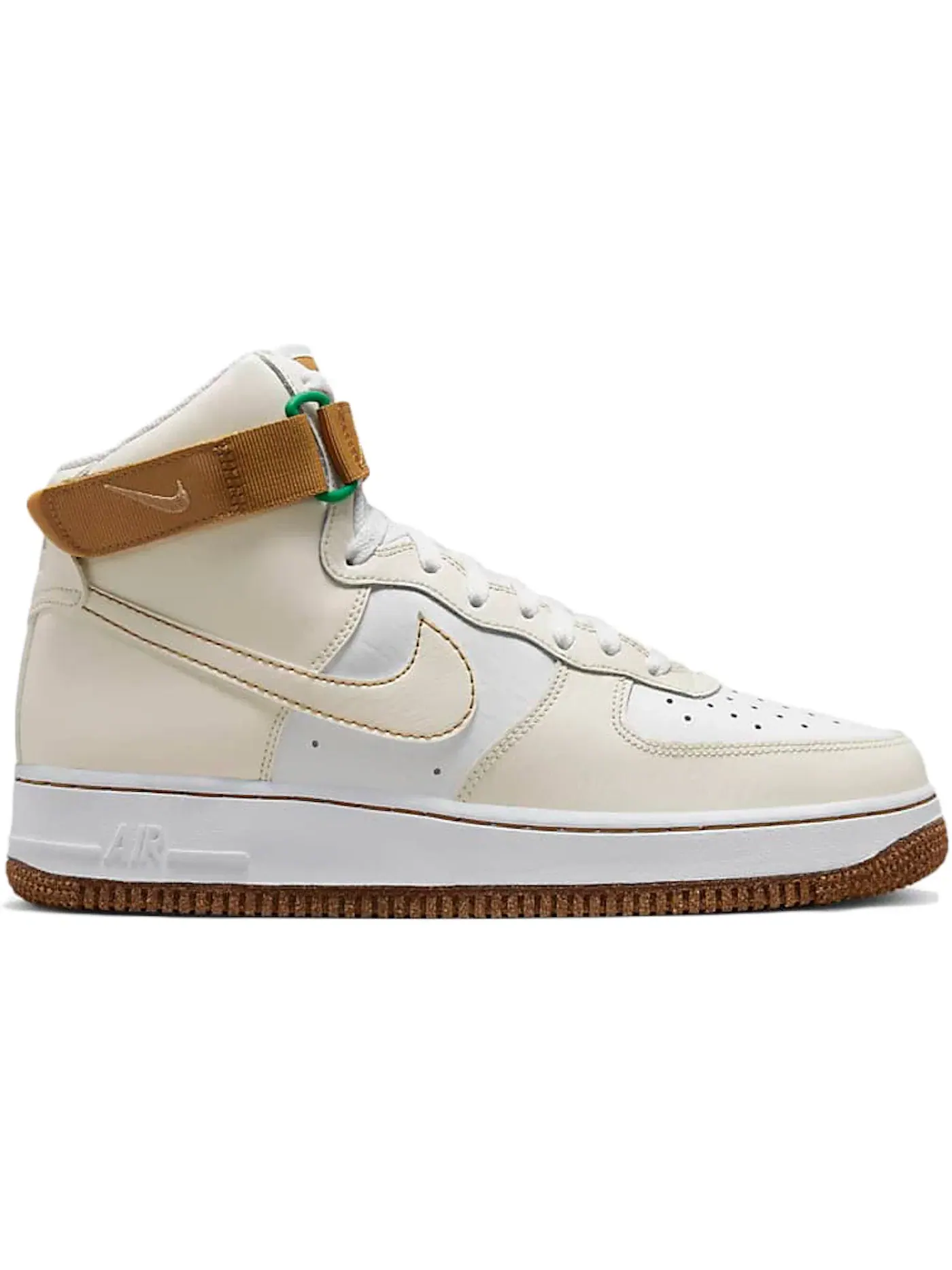 Мужские кроссовки Lifestyle Nike Air Force 1 High '07 LV8 — изображение 1 из 1, белый/золотистый