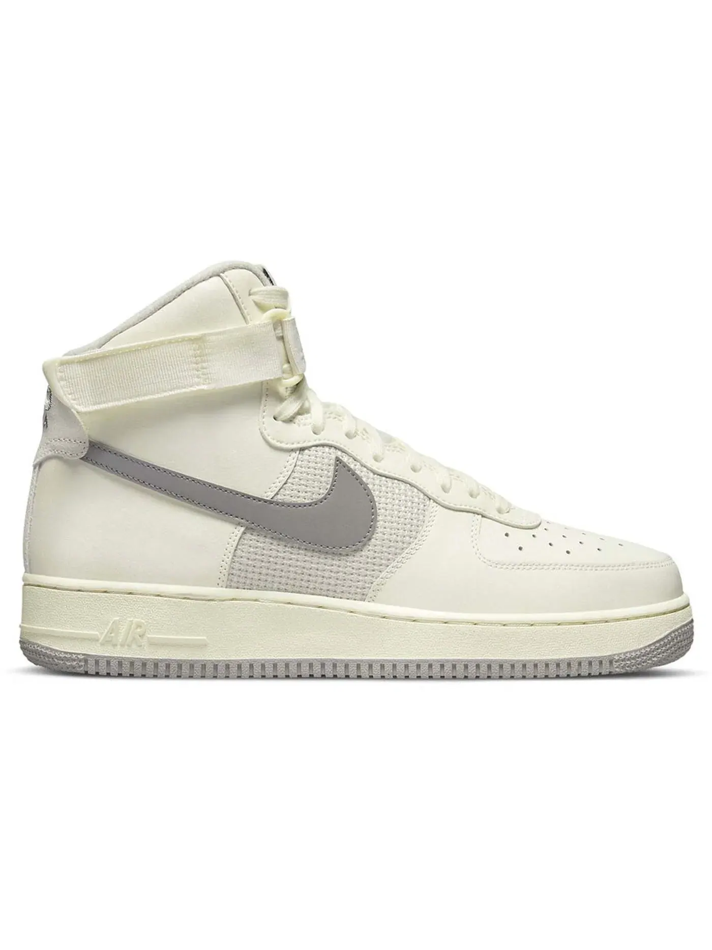 Мужские кроссовки высокие с ремешком Nike Air Force 1 High '07 LV8 — изображение 1 из 1, серый-светлый