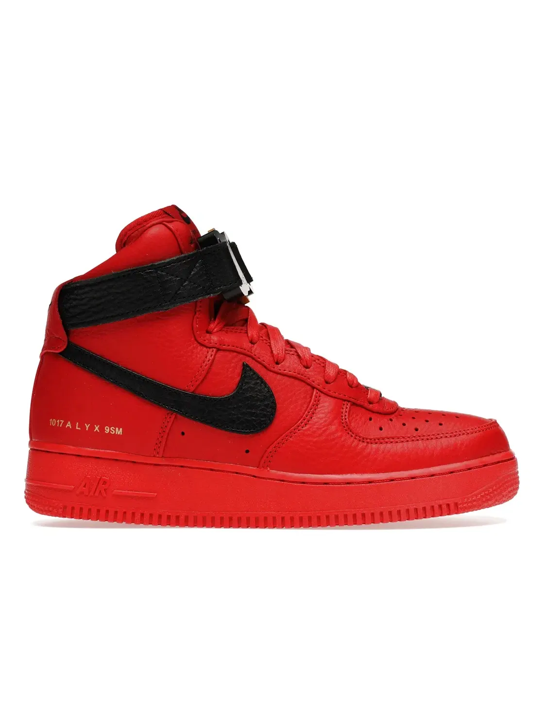 Мужские кроссовки с высоким берцем Nike Air Force 1 High — изображение 1 из 4, красный/черный