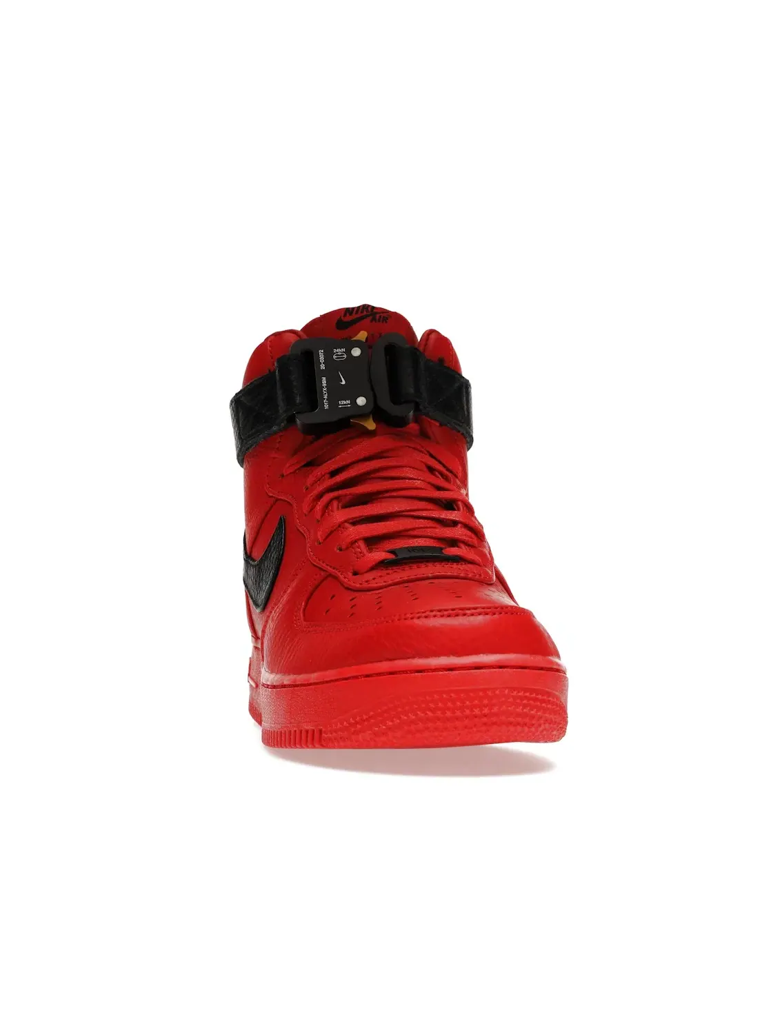 Мужские кроссовки с высоким берцем Nike Air Force 1 High — изображение 2 из 4, красный/черный