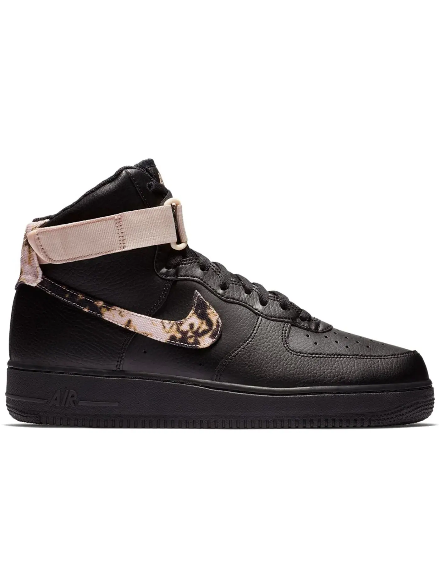 Мужские кроссовки Lifestyle Nike Air Force 1 High — изображение 1 из 1, черный/белый-бежевый