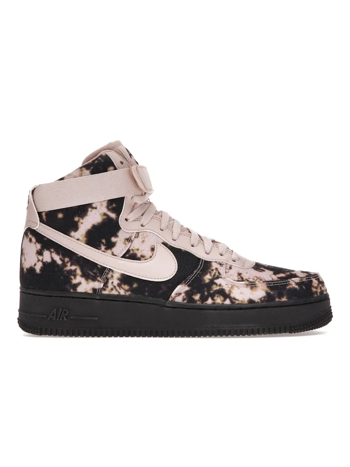 Мужские кроссовки Lifestyle с принтом Nike Air Force 1 High — изображение 1 из 4, черный/бежевый-бежевый