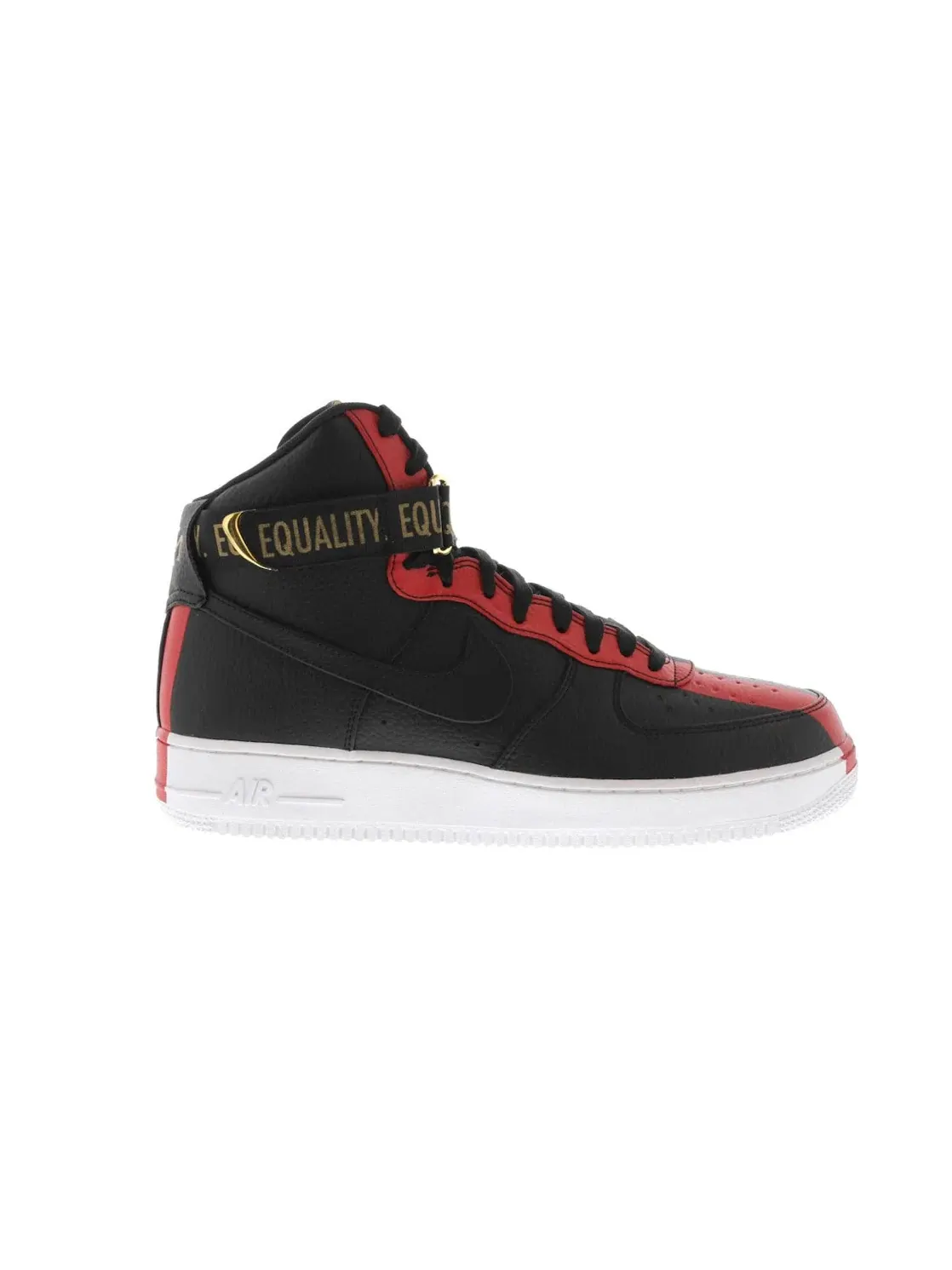 Мужские кроссовки Lifestyle Nike Air Force 1 High — изображение 1 из 4, черный/черный-красный