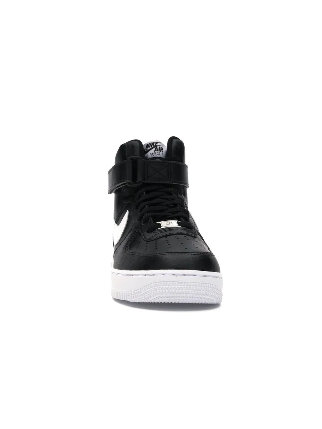 Мужские кроссовки высокие кожаные Nike Air Force 1 High — изображение 2 из 4, черный/белый