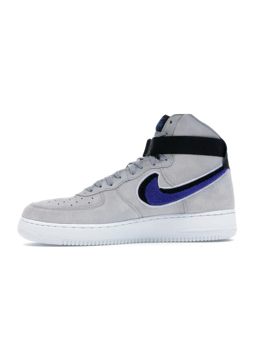 Мужские кроссовки Lifestyle Nike Air Force 1 High — изображение 3 из 4, серый/-черный-белый