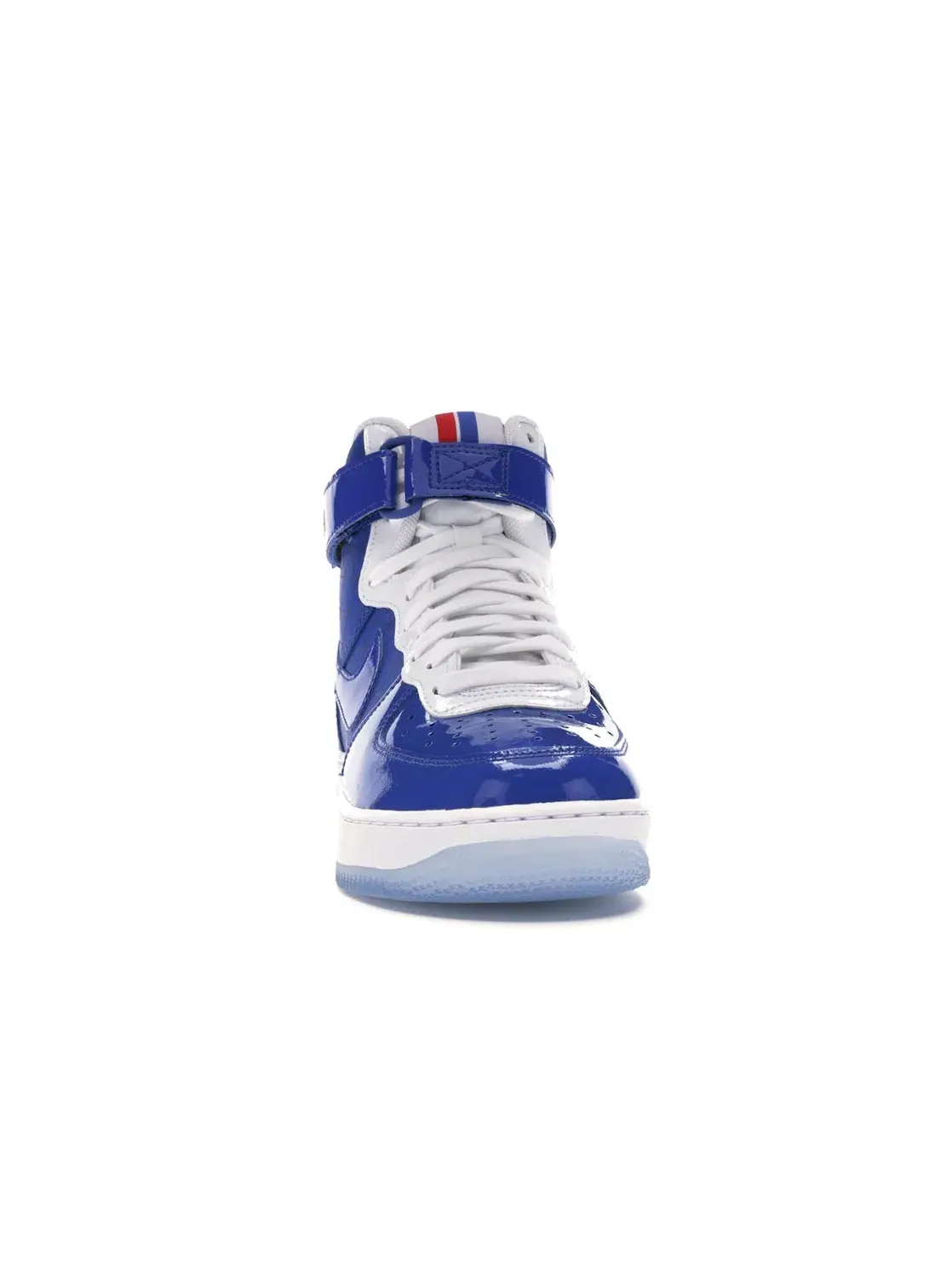 Мужские кроссовки высокие с принтом Nike Air Force 1 High Detroit Pistons NBA Finals Nike — изображение 2 из 4, белый