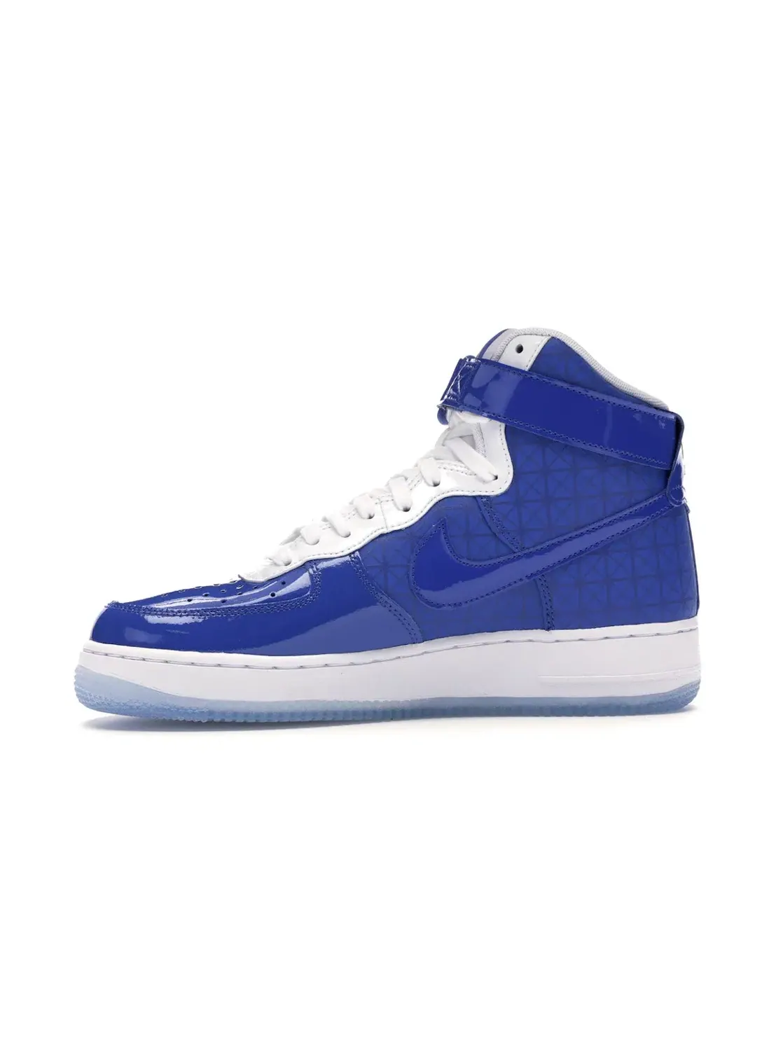 Мужские кроссовки высокие с принтом Nike Air Force 1 High Detroit Pistons NBA Finals Nike — изображение 3 из 4, белый