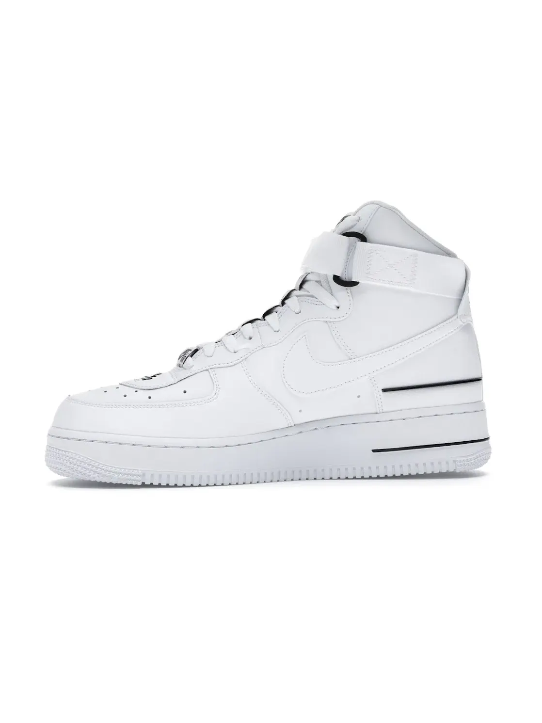 Мужские кроссовки высокие с двойным брендингом Nike Air Force 1 High — изображение 3 из 4, белый/черный-белый
