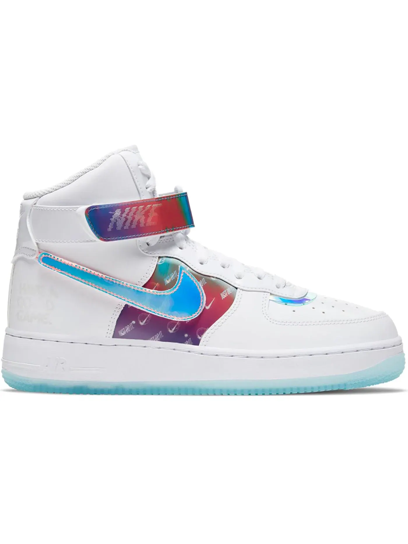 Женские кроссовки lifestyle Nike Air Force 1 High — изображение 1 из 1, белый/мульти--белый
