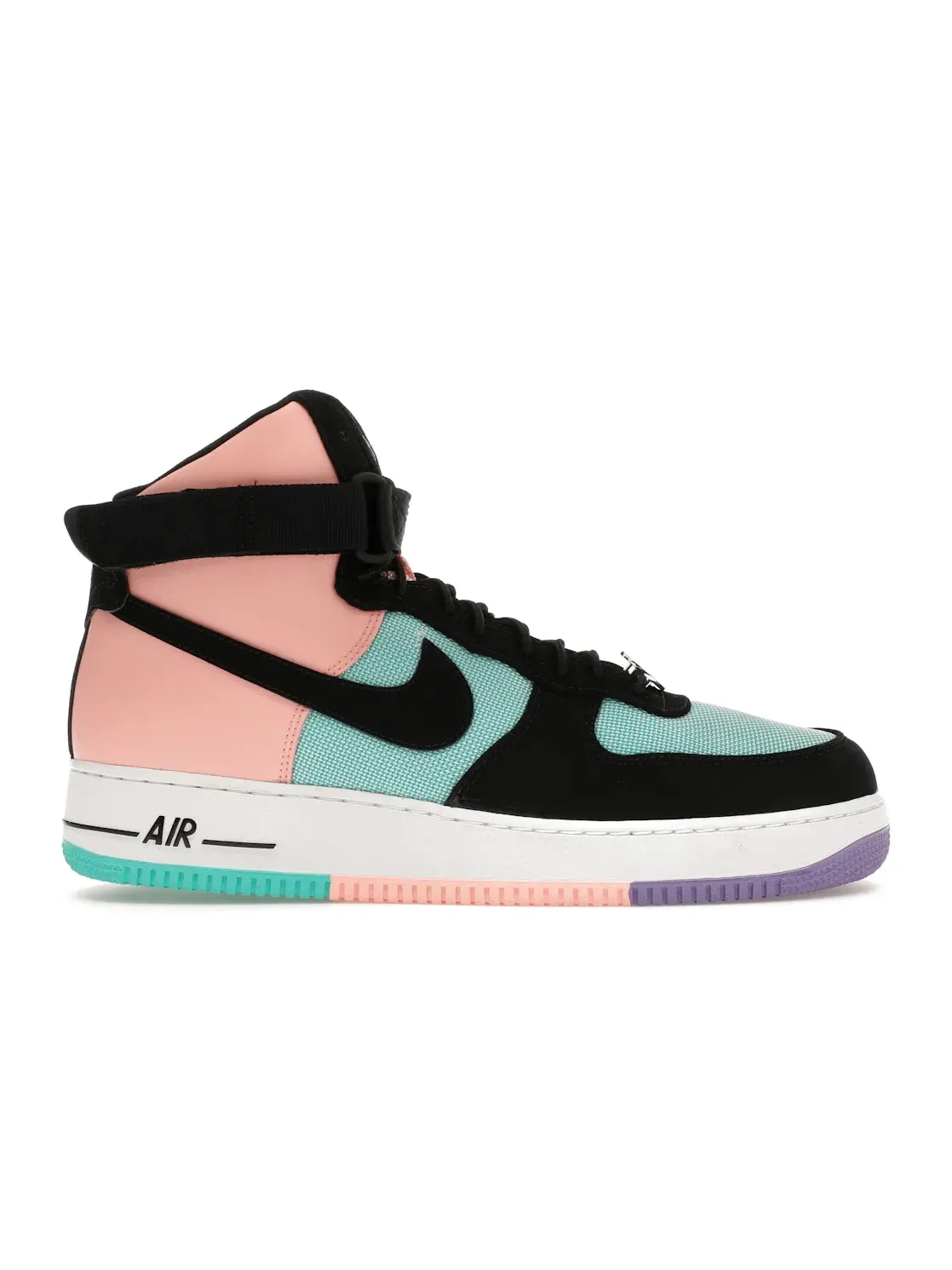 Мужские кроссовки Lifestyle Nike Air Force 1 High — изображение 1 из 4, черный--фиолетовый