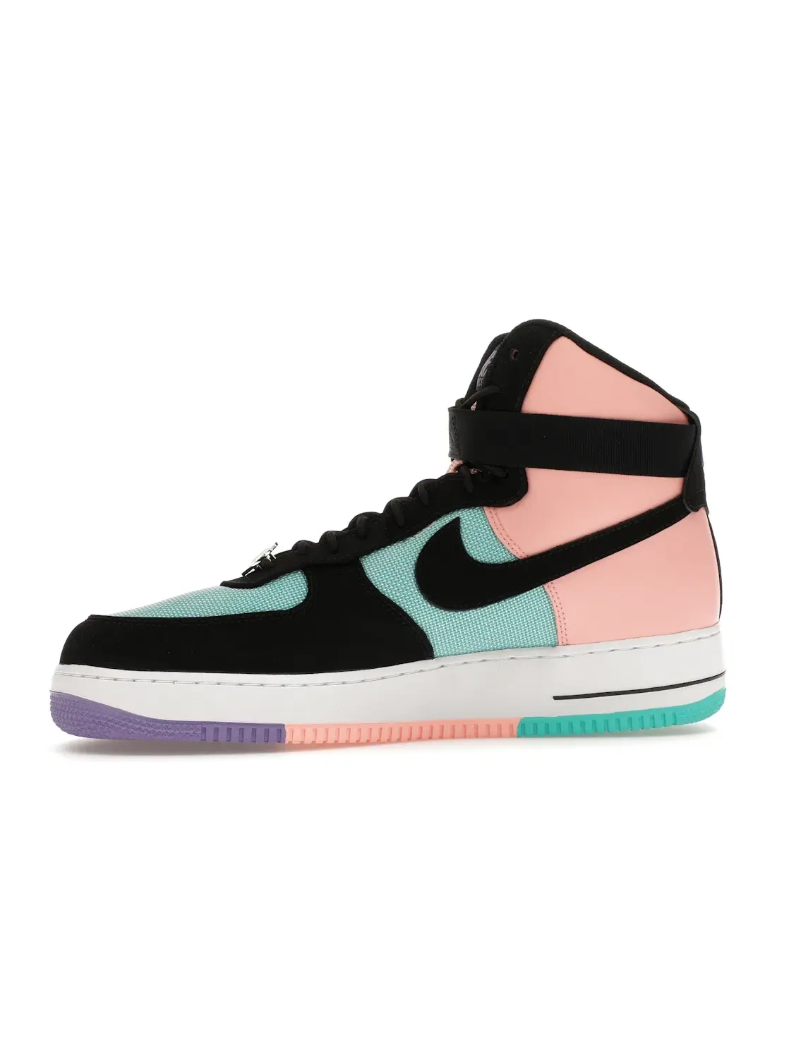 Мужские кроссовки Lifestyle Nike Air Force 1 High — изображение 3 из 4, черный--фиолетовый