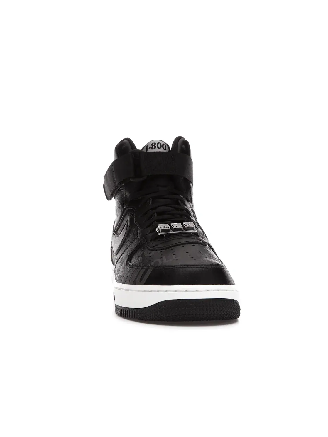 Мужские кроссовки Lifestyle Nike Air Force 1 High — изображение 2 из 4, черный/черный--серый
