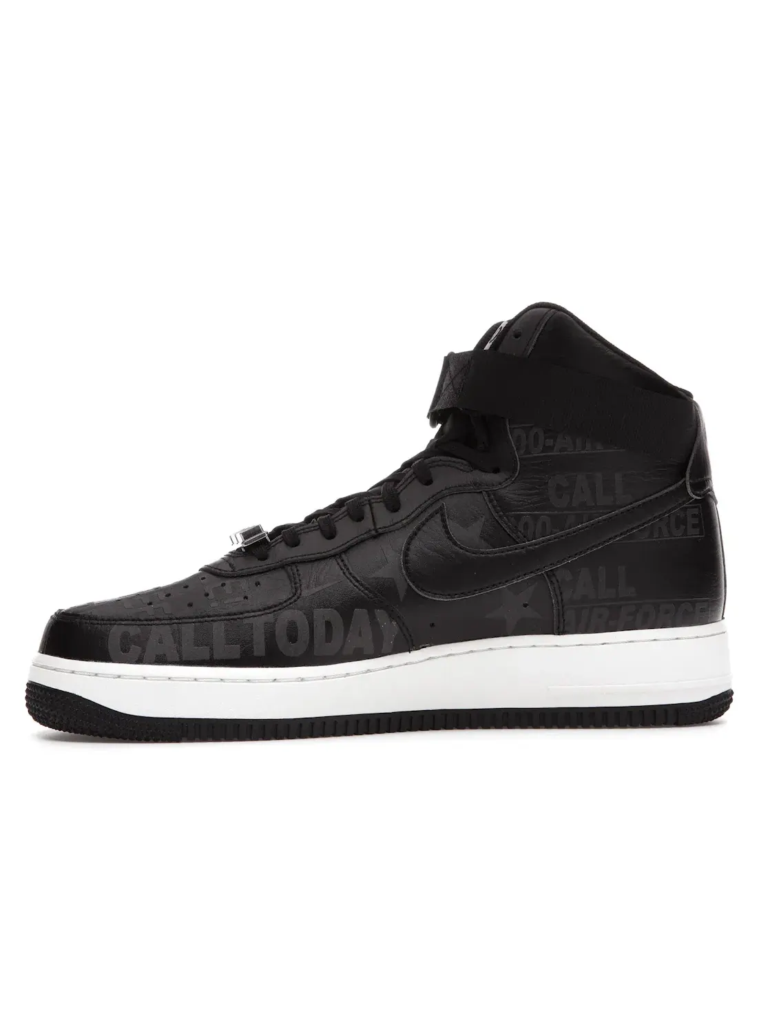 Мужские кроссовки Lifestyle Nike Air Force 1 High — изображение 3 из 4, черный/черный--серый