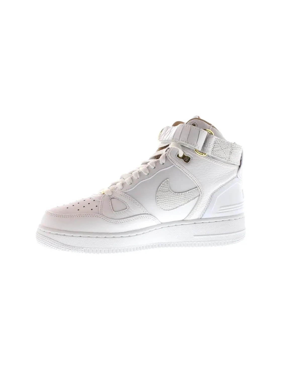 Мужские кроссовки с кожаным верхом Nike Air Force 1 High Just Don — изображение 3 из 4, белый/белый