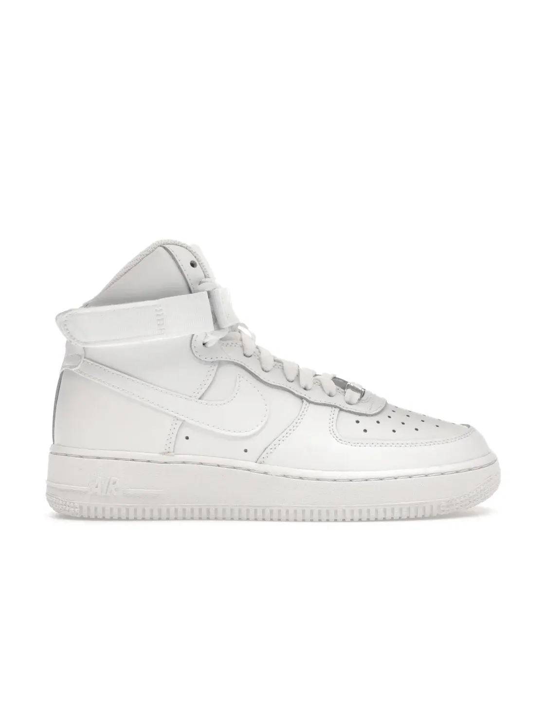 Детские кроссовки высокие с ремешком Nike Air Force 1 High LE — изображение 1 из 4, белый/белый/белый