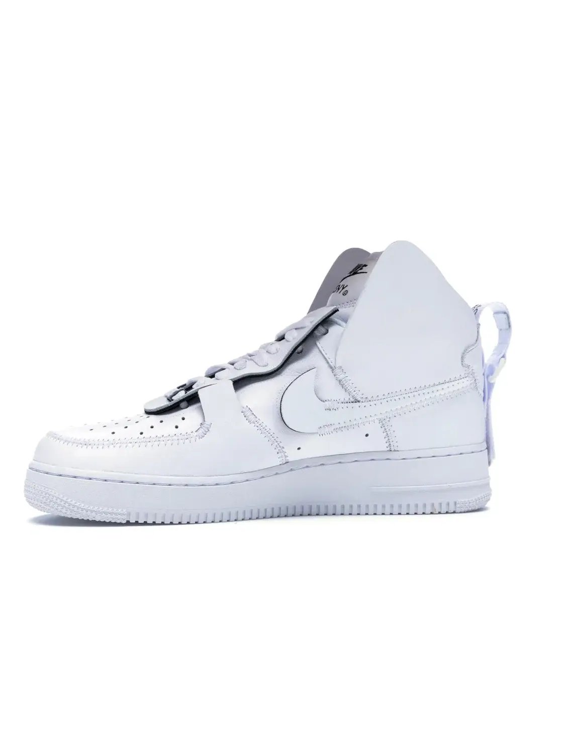 Мужские кроссовки с высоким берцем Public School Nike Air Force 1 High — изображение 3 из 4, белый/белый-белый-черный