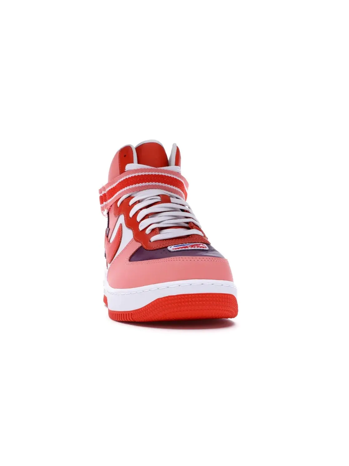 Мужские кроссовки высокие с принтом Nike Air Force 1 High Riccardo Tisci All-Star — изображение 2 из 4, оранжевый-черный