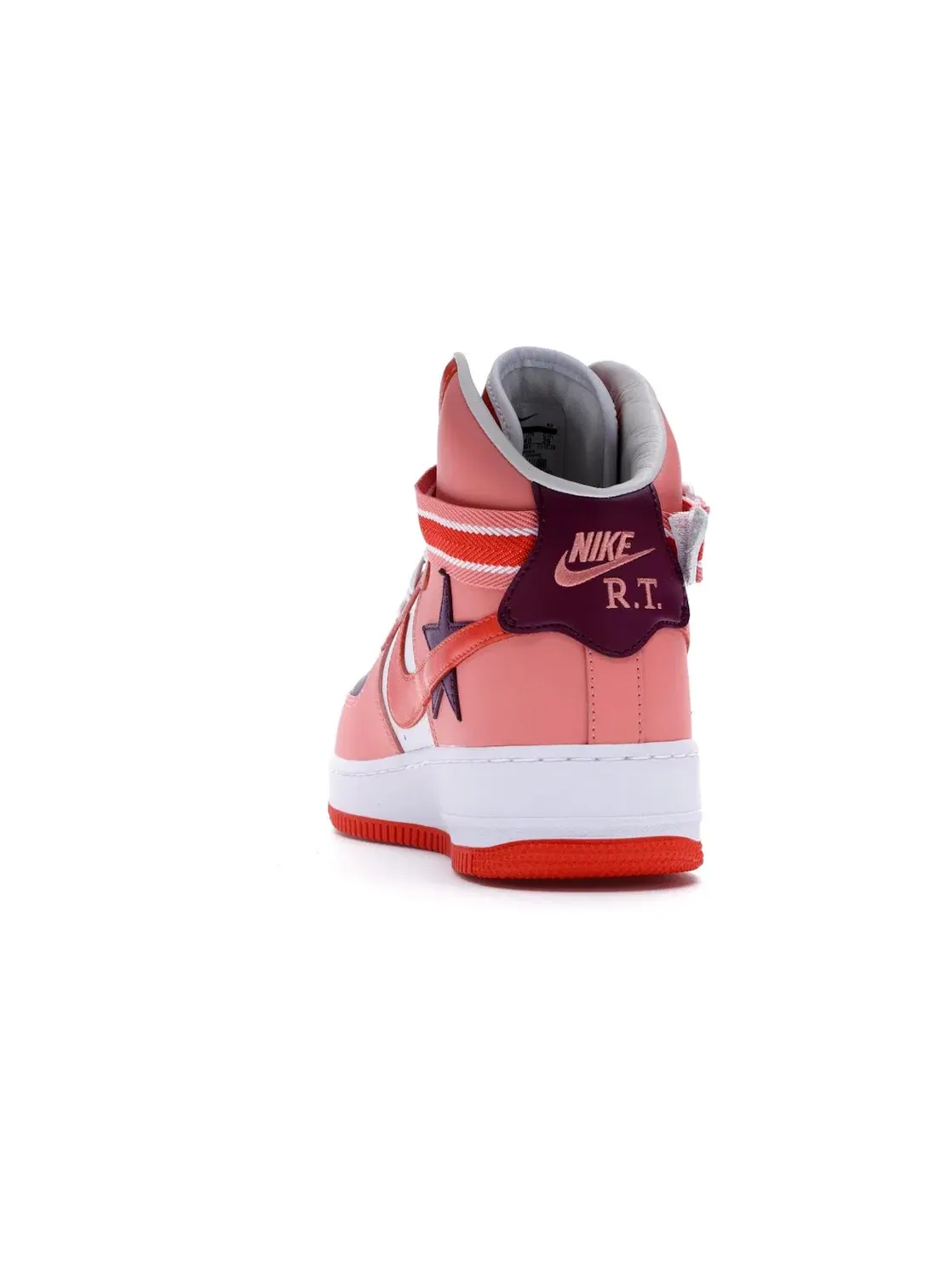 Мужские кроссовки высокие с принтом Nike Air Force 1 High Riccardo Tisci All-Star — изображение 4 из 4, оранжевый-черный