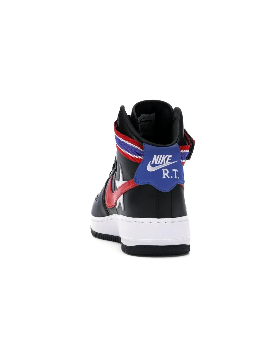 Мужские кроссовки с кожаным верхом Nike Air Force 1 High — изображение 4 из 4, черный/белый-красный