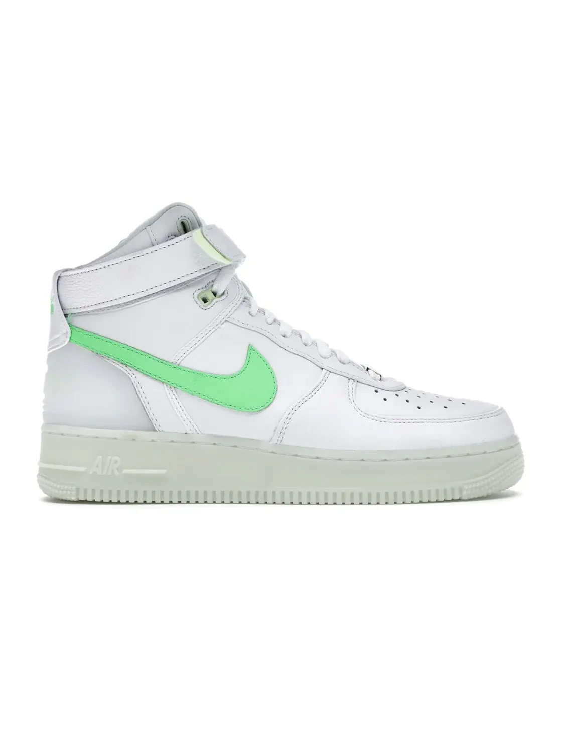 Мужские кроссовки Lifestyle Nike Air Force 1 High — изображение 1 из 4, белый/зеленый-белый