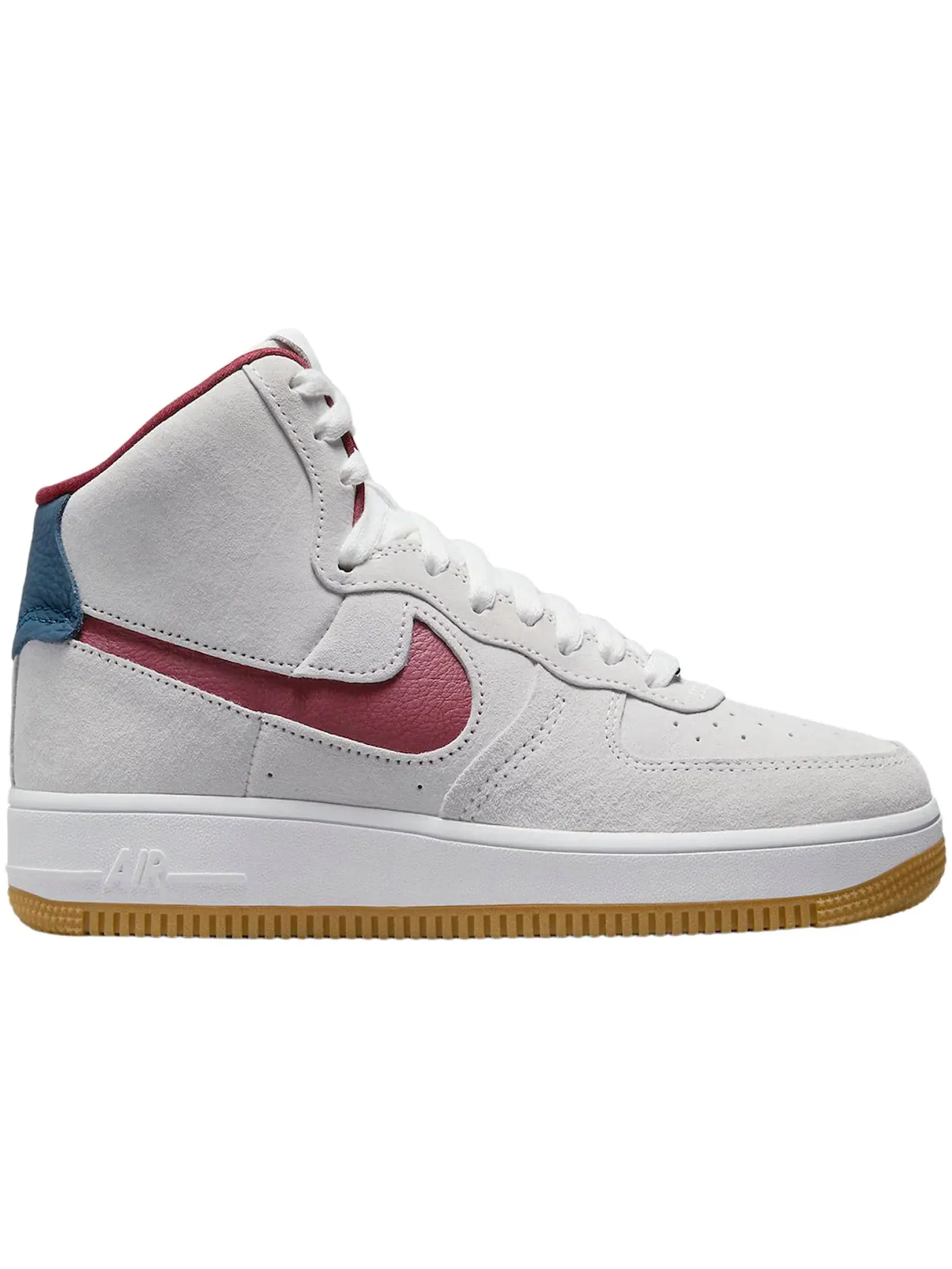 Женские кроссовки с замшевым верхом Nike Air Force 1 High Sculpt — изображение 1 из 1, серый