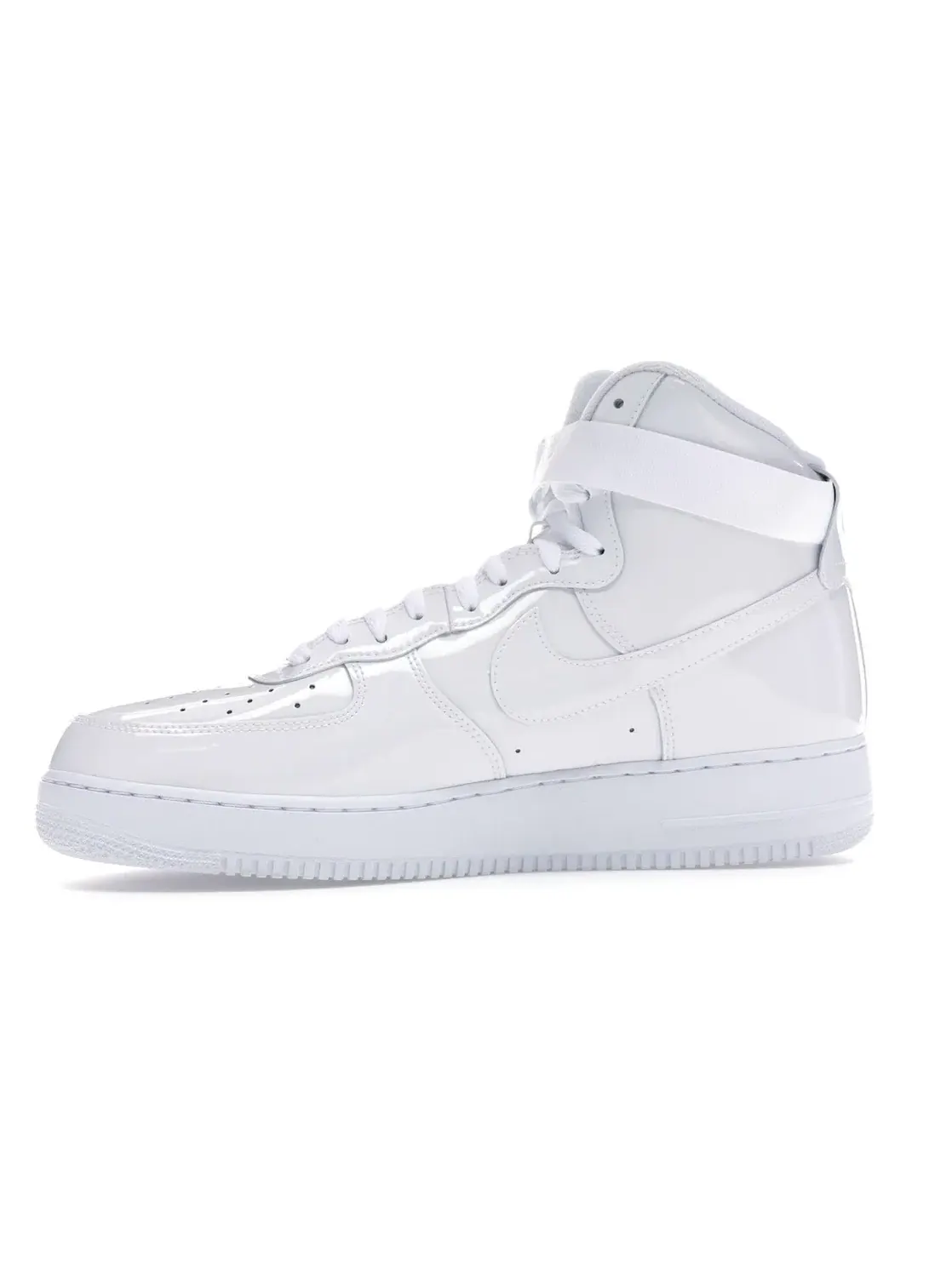 Мужские кроссовки высокие с принтом Nike Air Force 1 High Nike — изображение 3 из 4, белый/белый-белый