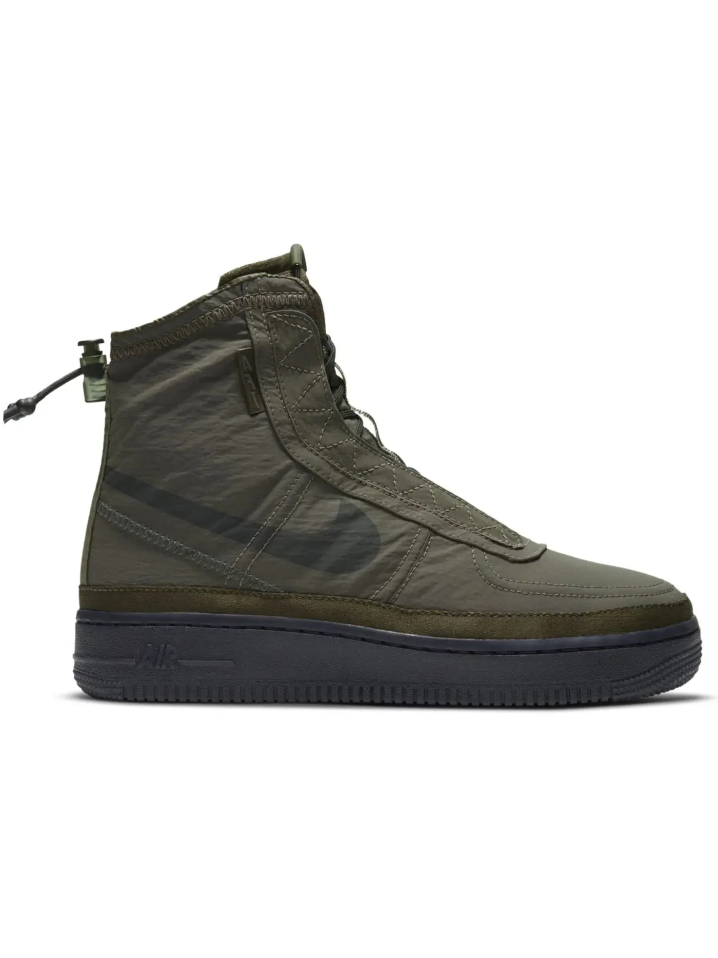 Женские кроссовки lifestyle Nike Air Force 1 High Shell — изображение 1 из 1, хаки//черный