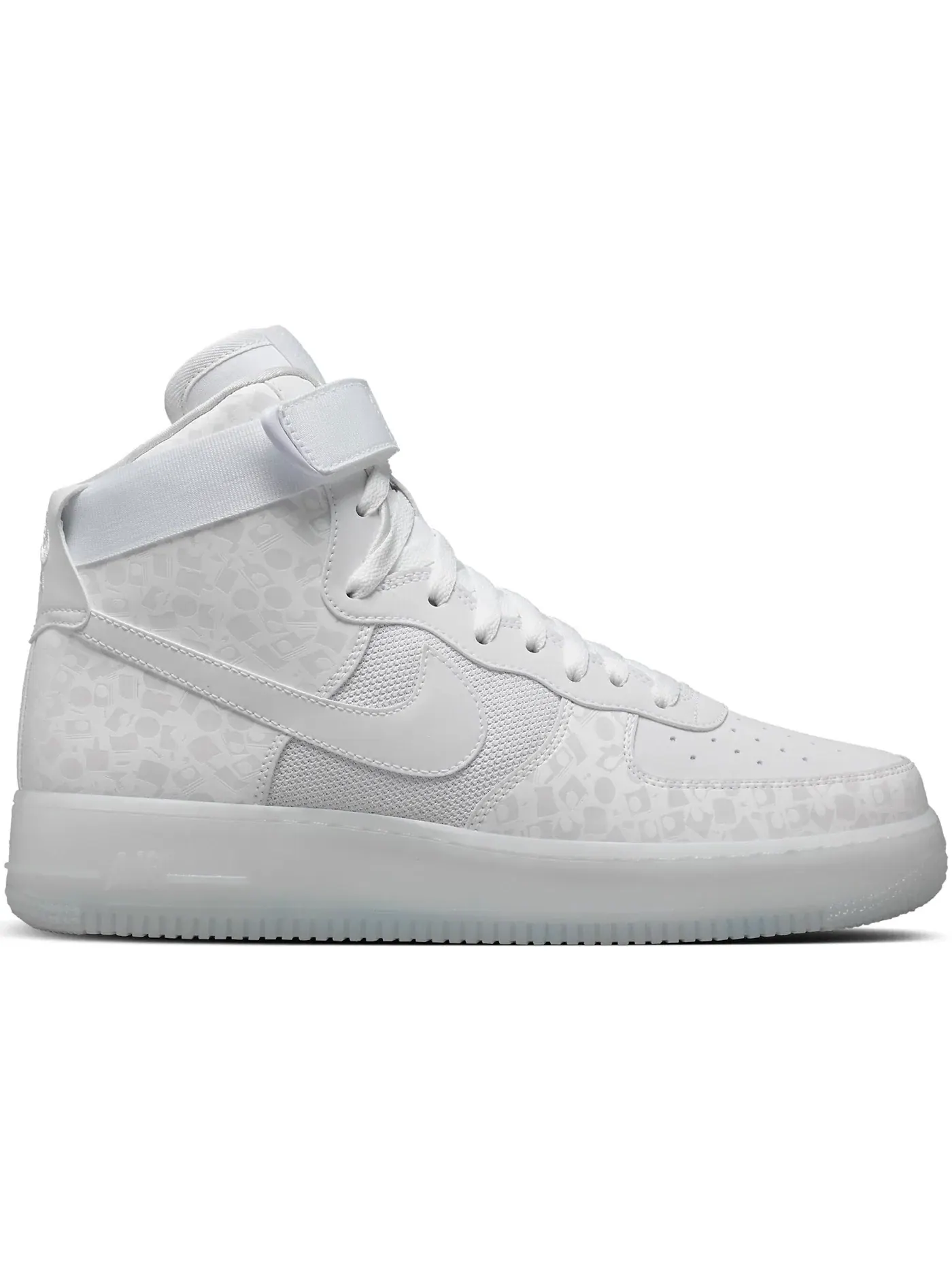 Мужские кроссовки lifestyle Nike Air Force 1 High — изображение 1 из 1, белый/белый-белый