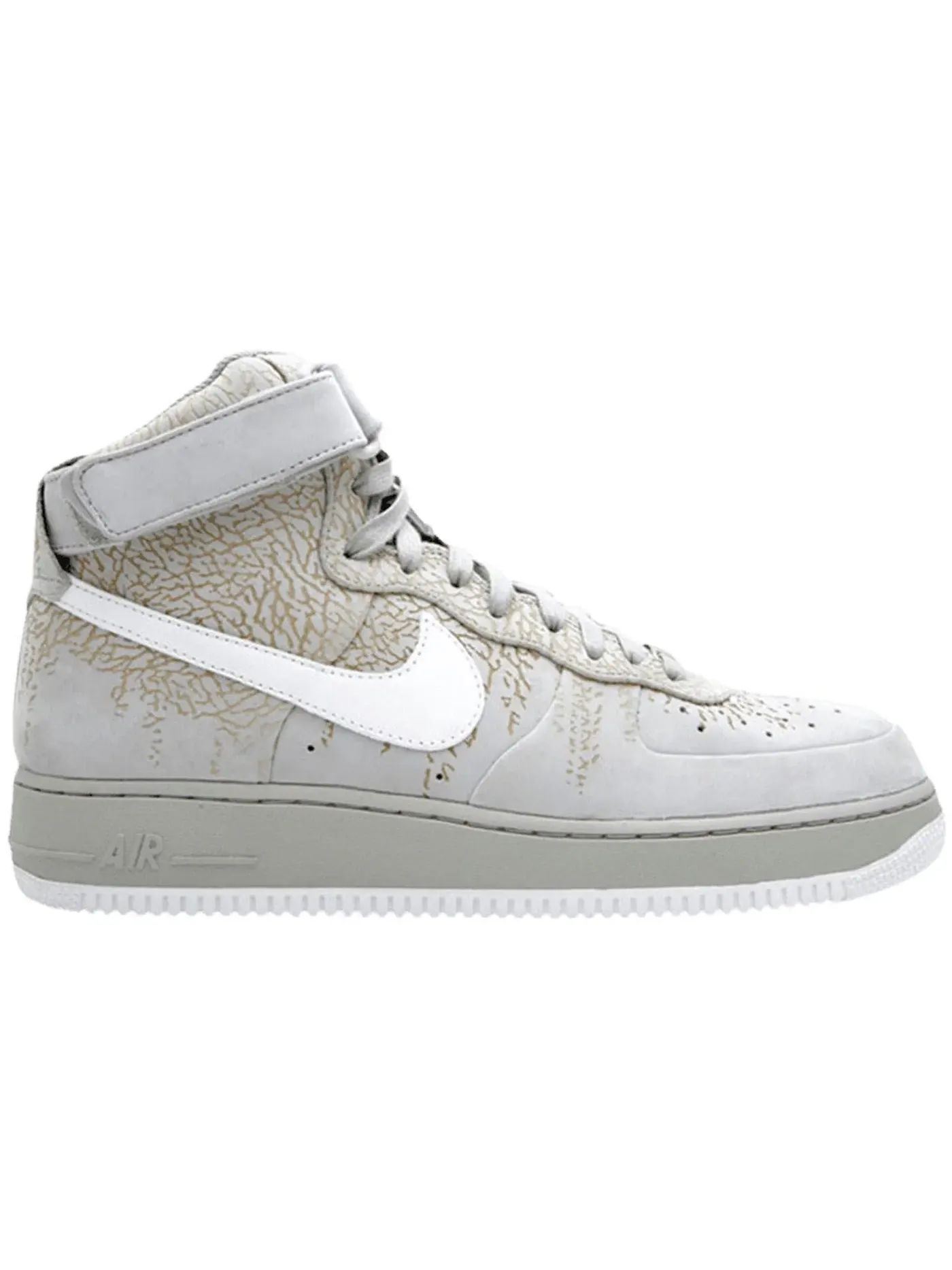 Мужские кроссовки Lifestyle с высоким верхом Nike Air Force 1 High Supreme — изображение 1 из 1, серый/белый/серый