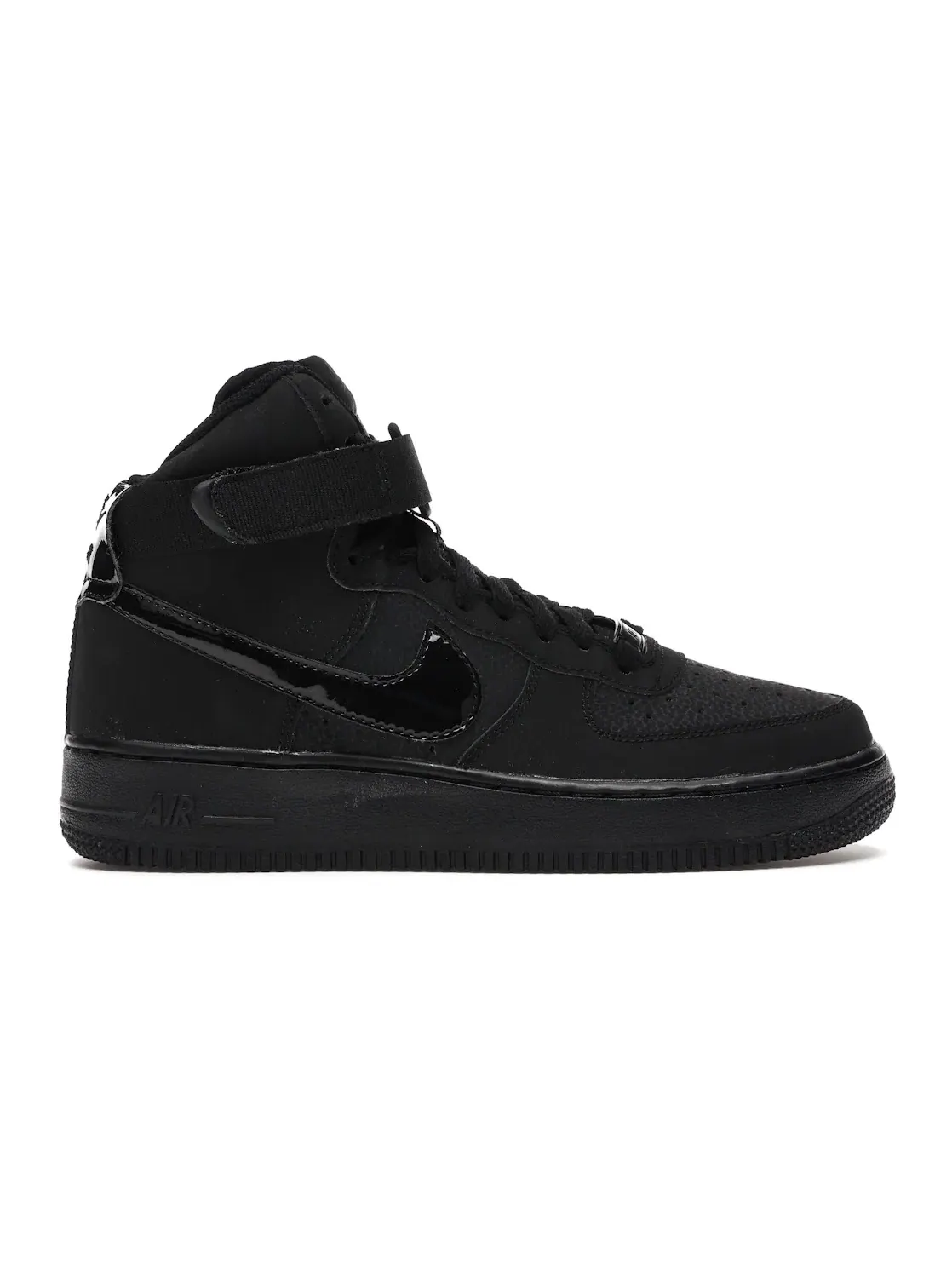 Детские кроссовки Lifestyle Nike Air Force 1 High — изображение 1 из 4, черный/черный/черный