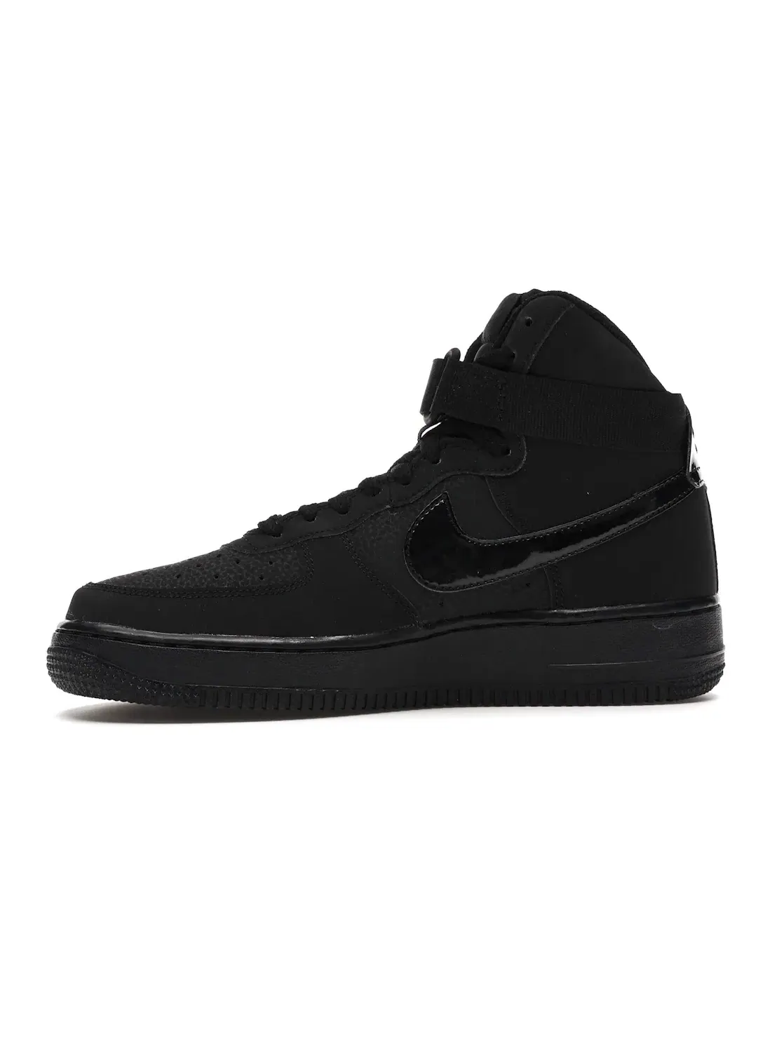 Детские кроссовки Lifestyle Nike Air Force 1 High — изображение 3 из 4, черный/черный/черный