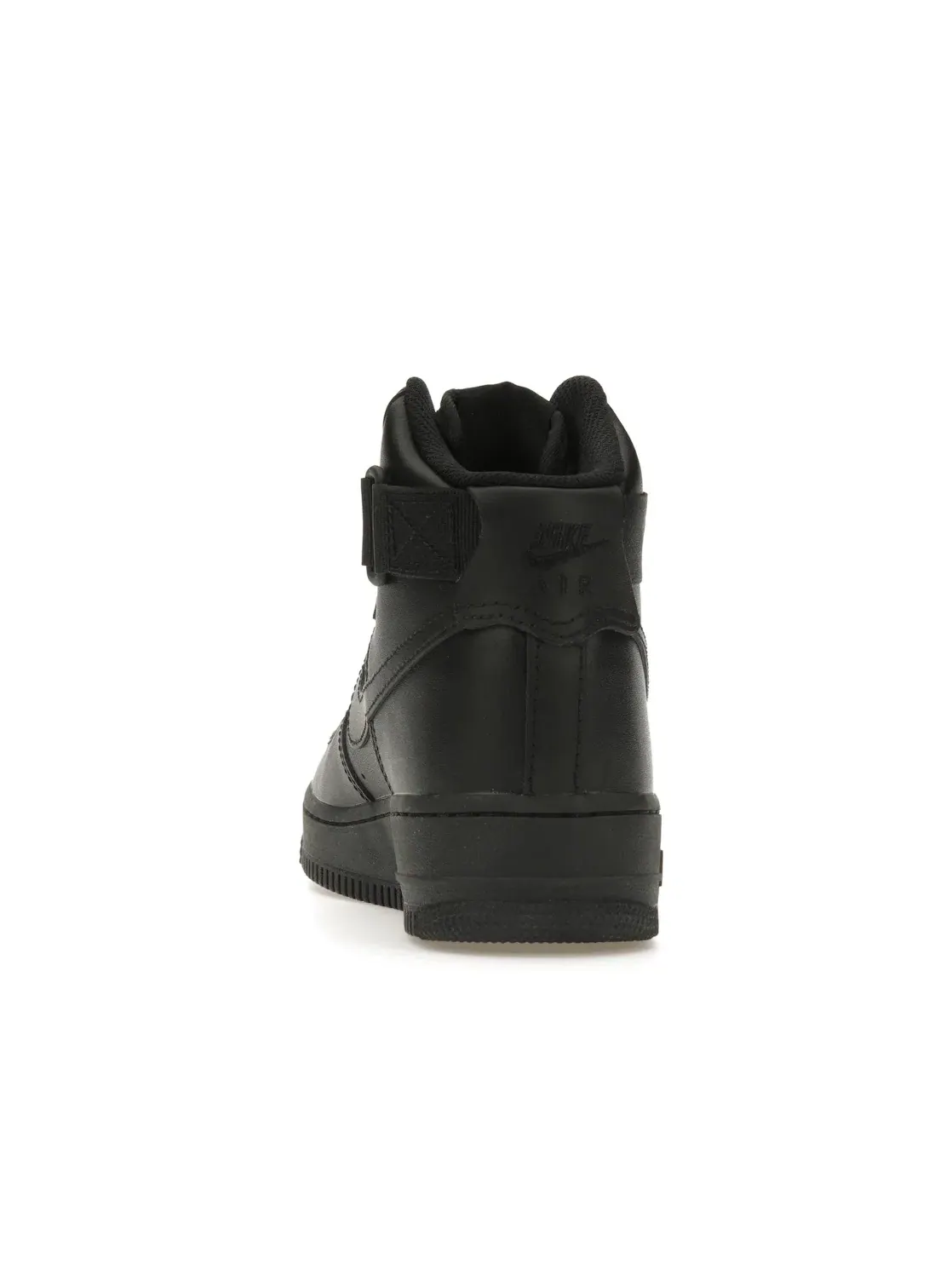 Женские кроссовки высокие с брендовым дизайном Nike Air Force 1 High Nike — изображение 4 из 4, черный/черный/черный