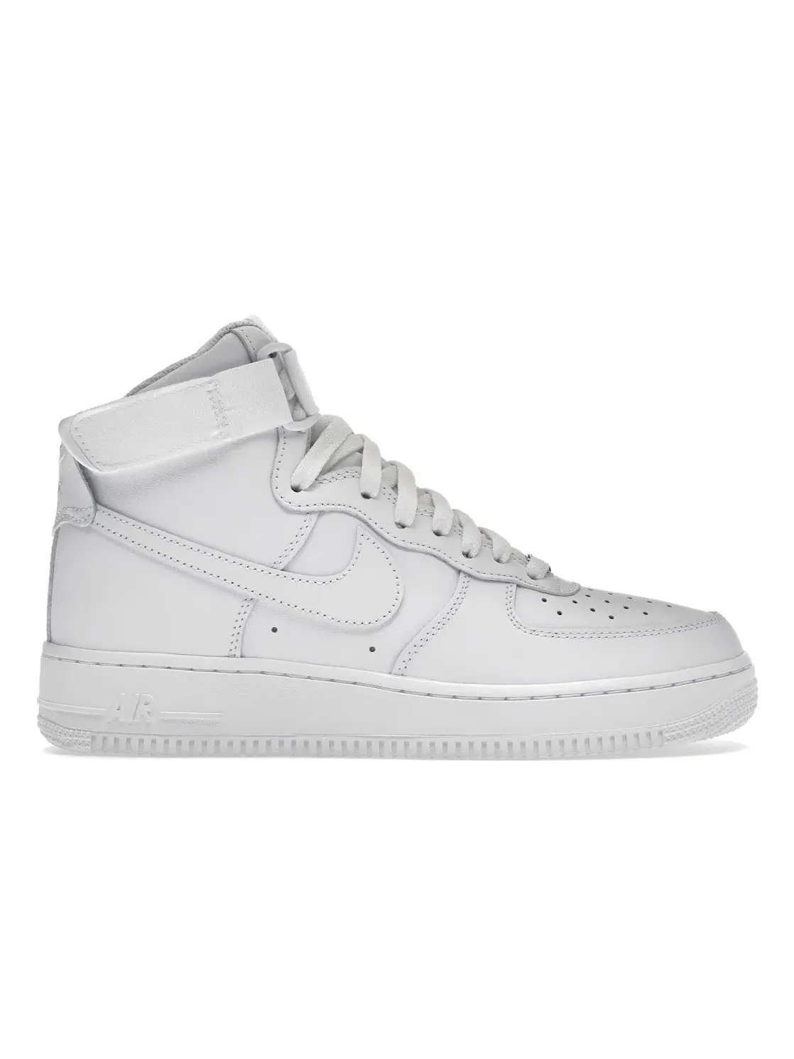 Женские кроссовки с высоким верхом Nike Air Force 1 High — изображение 1 из 4, белый/белый-белый