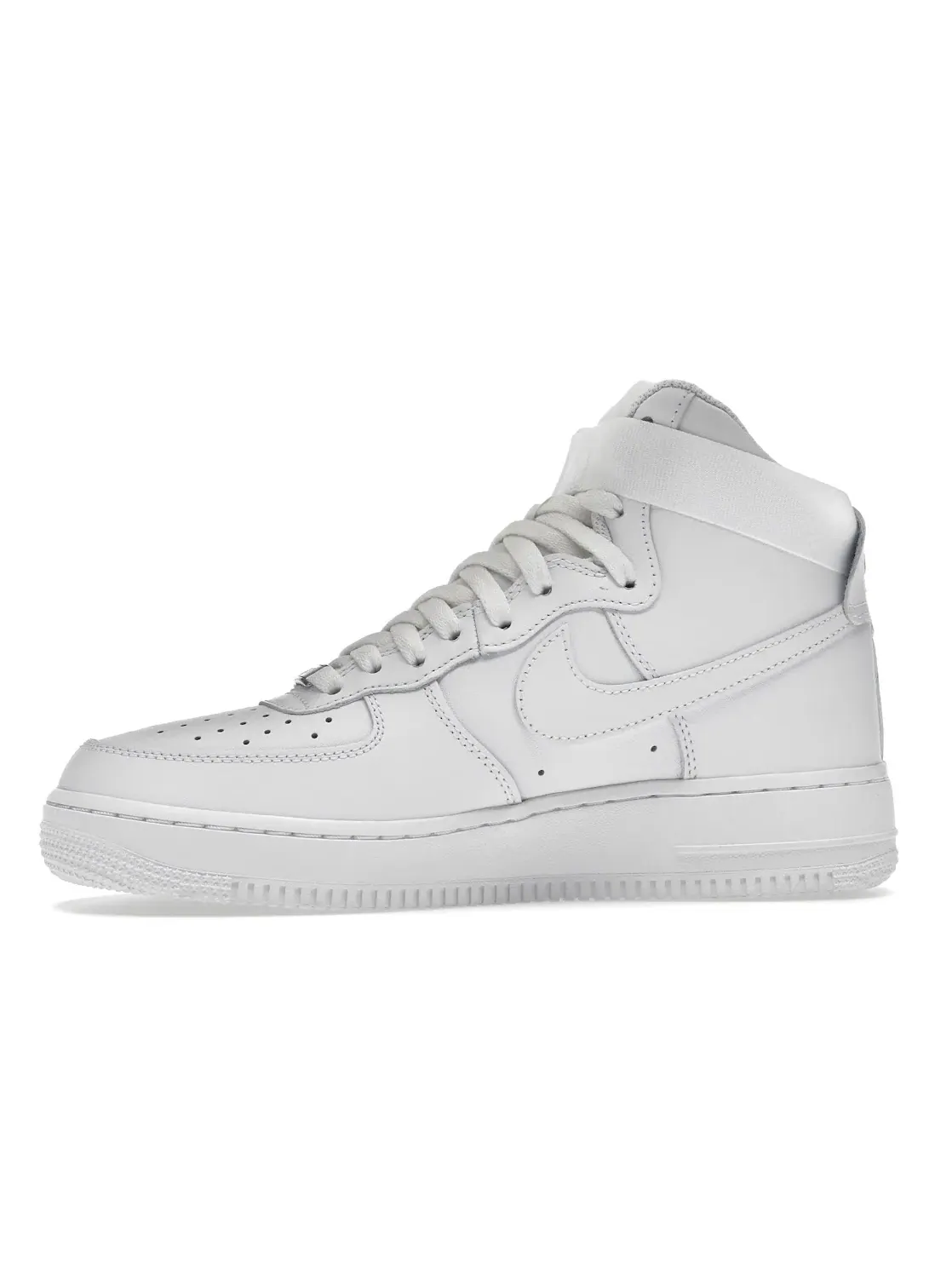 Женские кроссовки с высоким верхом Nike Air Force 1 High — изображение 3 из 4, белый/белый-белый