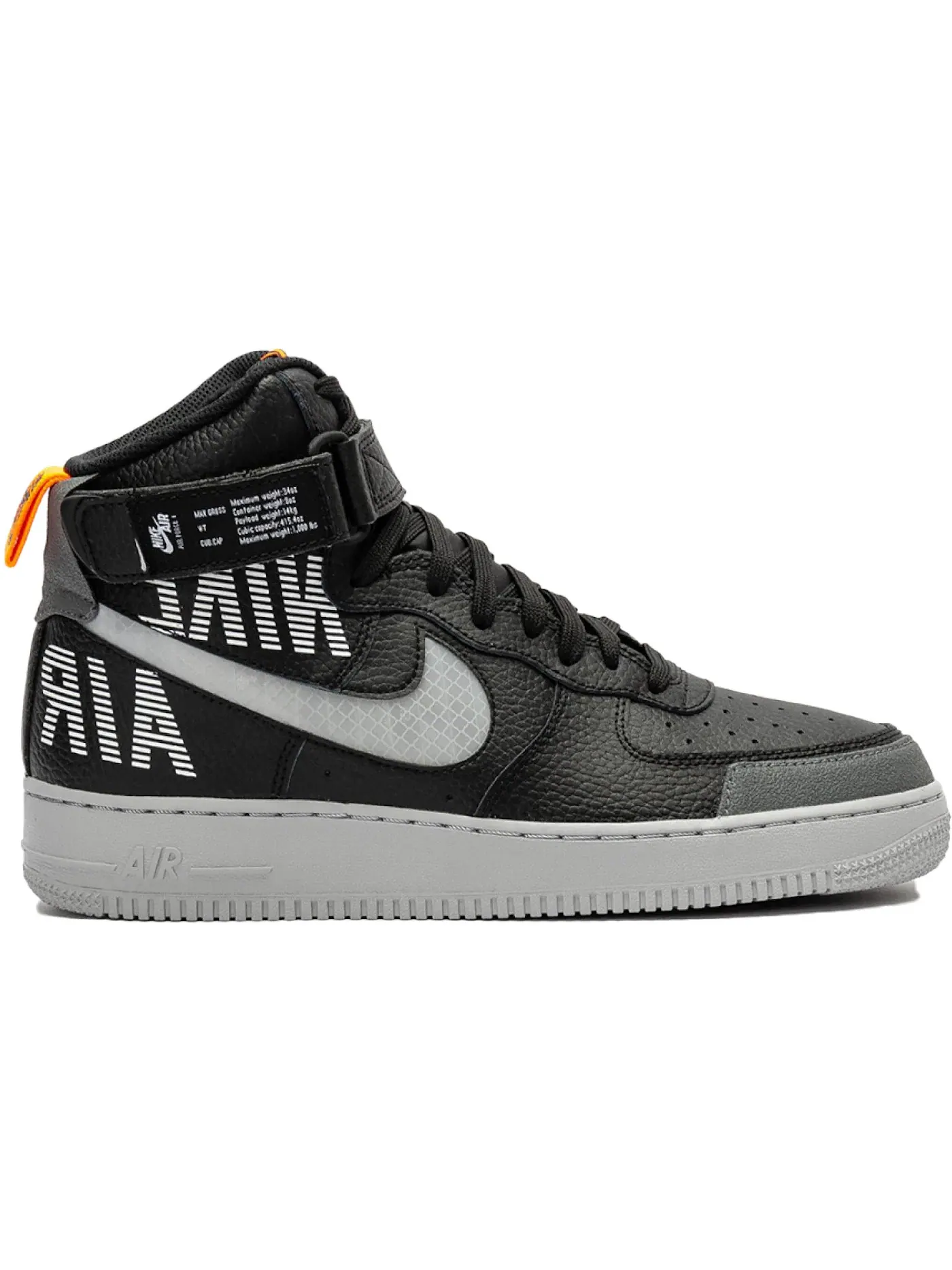 Мужские кроссовки Lifestyle Nike Air Force 1 High — изображение 1 из 1, черный/серый