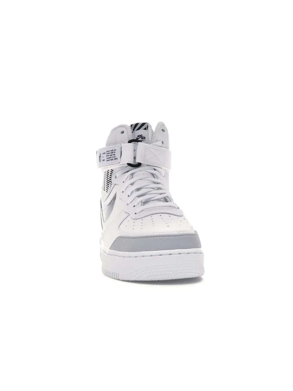 Мужские кроссовки lifestyle с принтом Nike Air Force 1 High Nike — изображение 2 из 4, серый/серый-платиновый