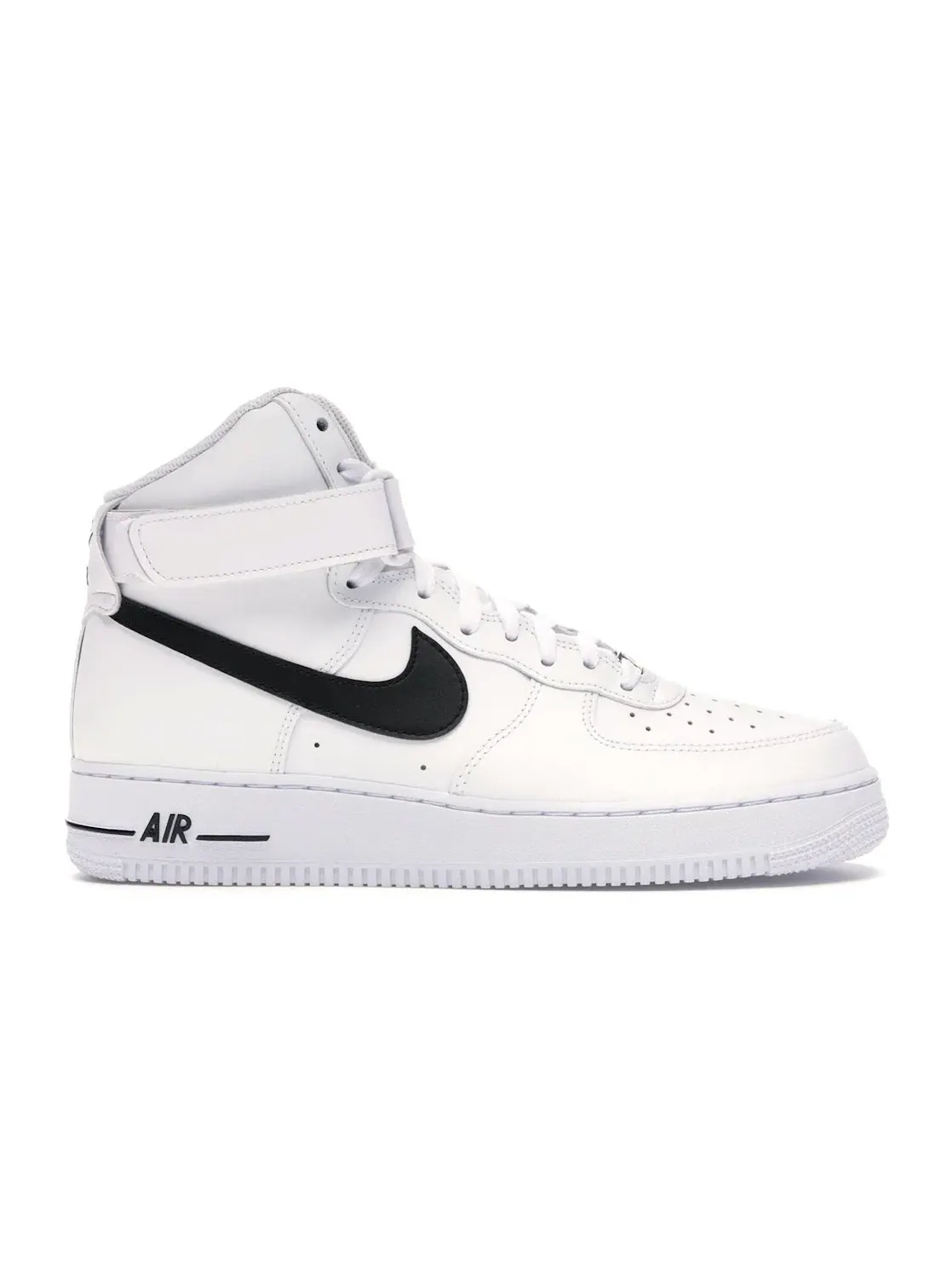 Мужские кроссовки с регулируемой фиксацией Nike Air Force 1 High — изображение 1 из 4, белый/черный