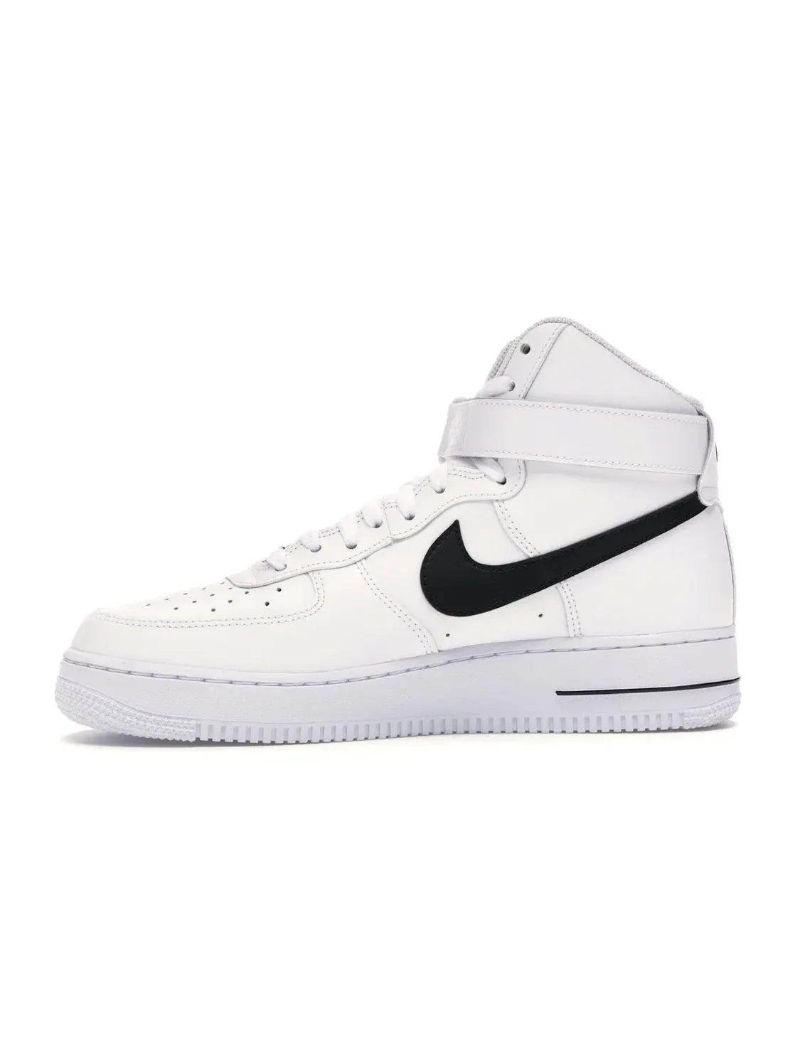 Мужские кроссовки с регулируемой фиксацией Nike Air Force 1 High — изображение 3 из 4, белый/черный