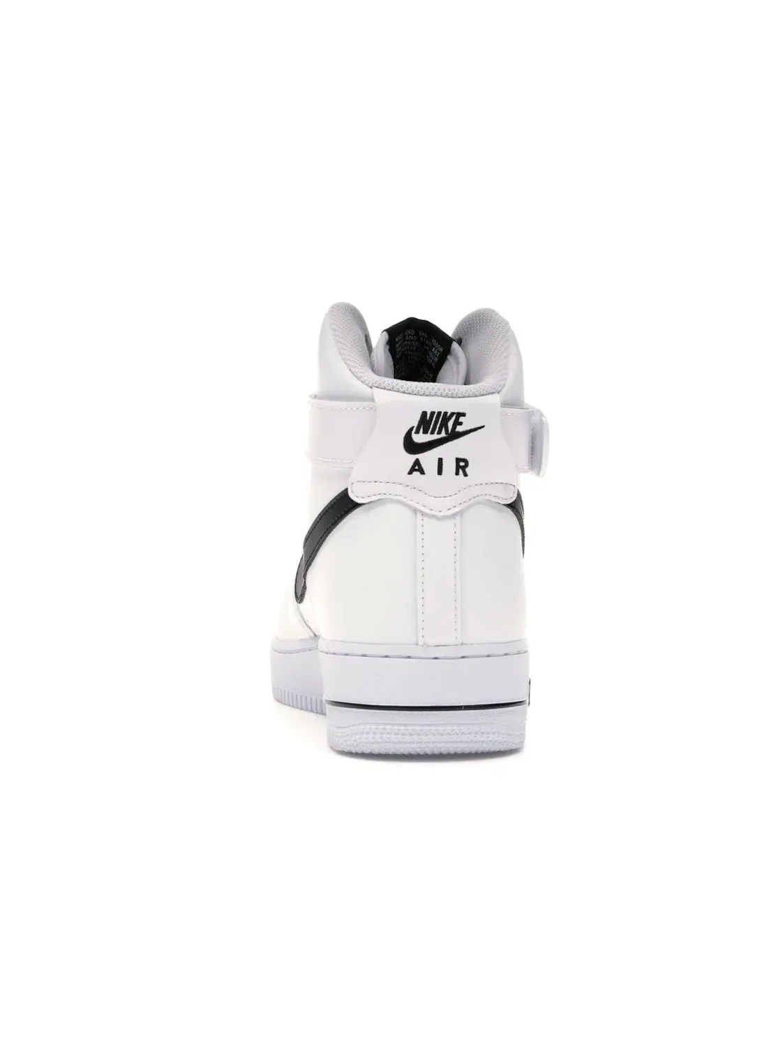 Мужские кроссовки с регулируемой фиксацией Nike Air Force 1 High — изображение 4 из 4, белый/черный