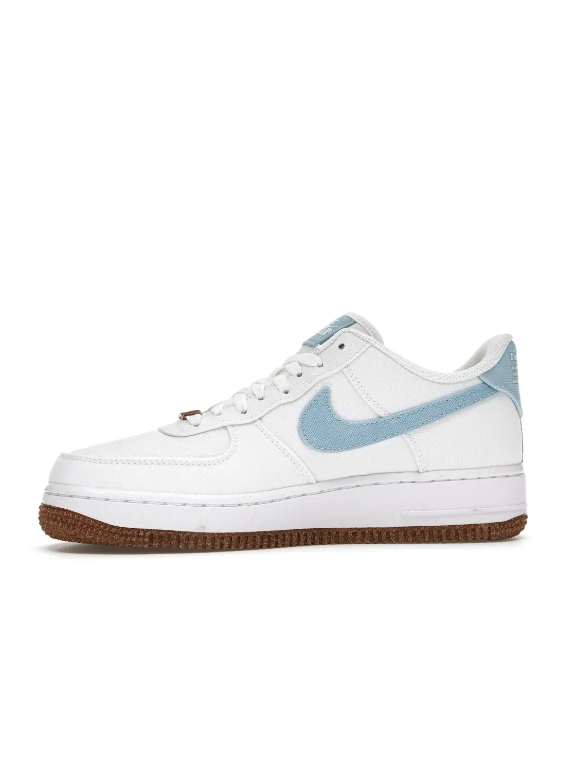 Женские кроссовки с принтом Nike Air Force 1 Nike — изображение 3 из 4, белый/-белый/черный