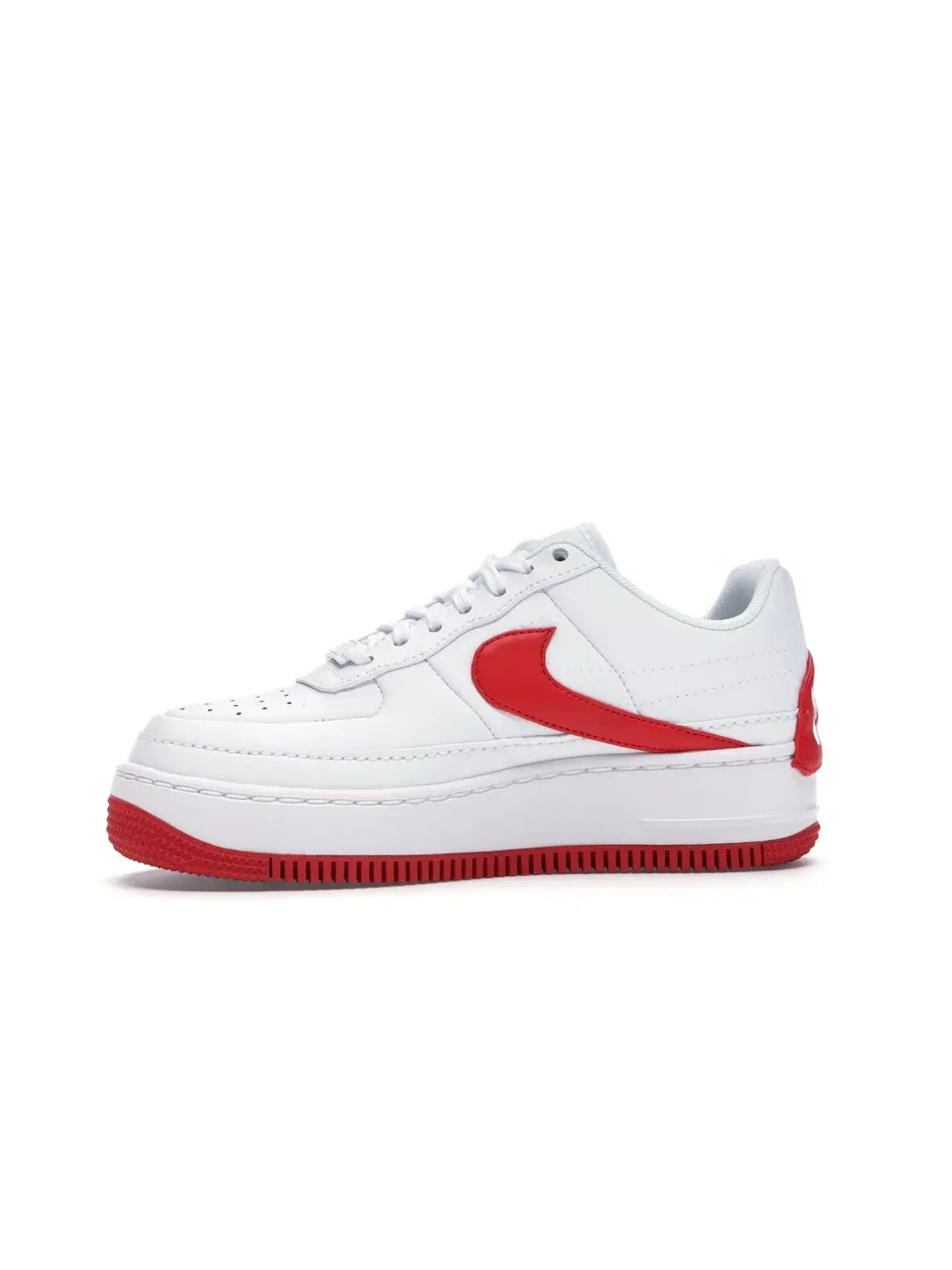 Женские кроссовки с нестандартным дизайном Nike Air Force 1 Jester XX — изображение 3 из 4, белый красный
