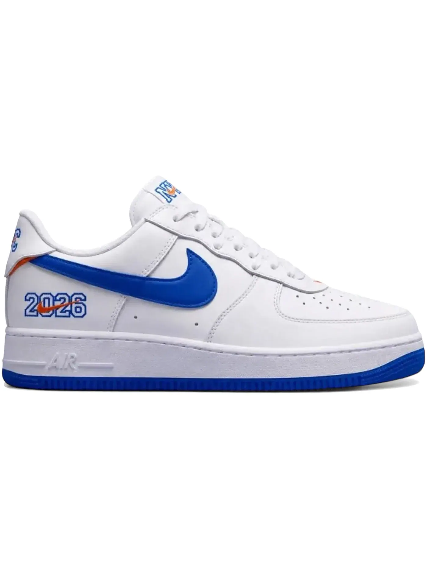 Мужские кроссовки Lifestyle Nike Air Force 1 Low '01 — изображение 1 из 1, белый/синий/оранжевый