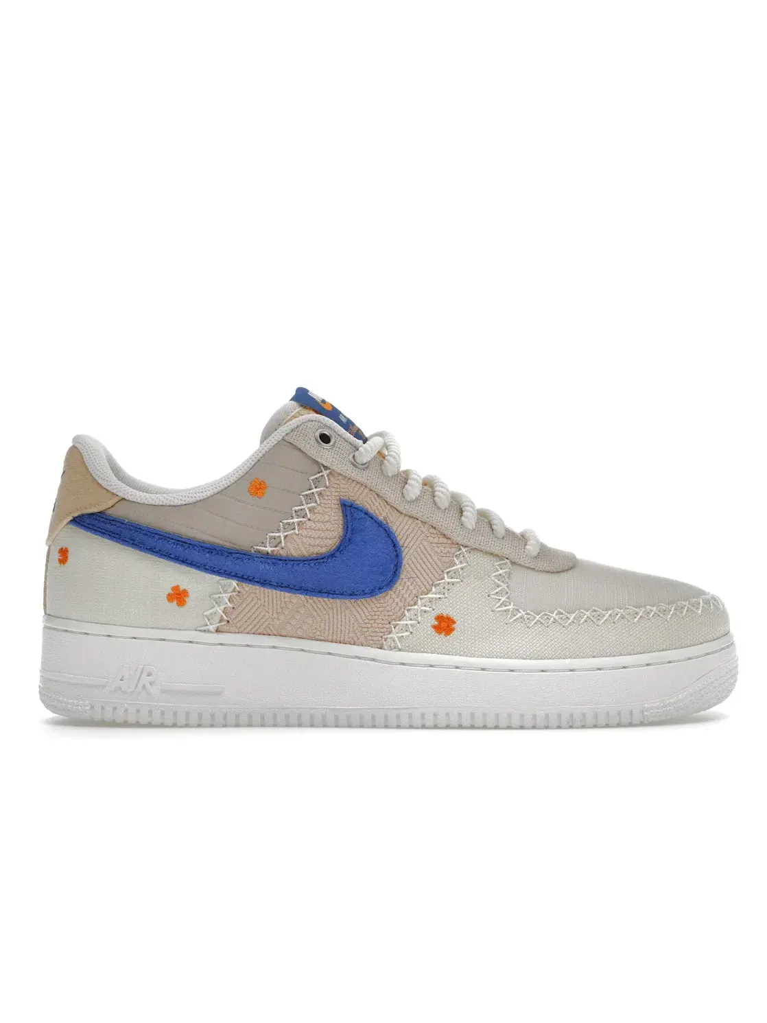 Мужские кроссовки Lifestyle с принтом Nike Air Force 1 Low '07 — изображение 1 из 4, белый/темный синий