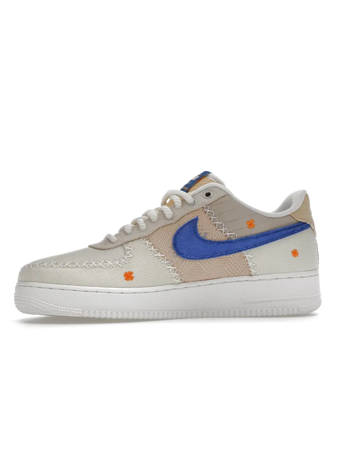 Мужские кроссовки Lifestyle с принтом Nike Air Force 1 Low '07 — изображение 3 из 4, белый/темный синий