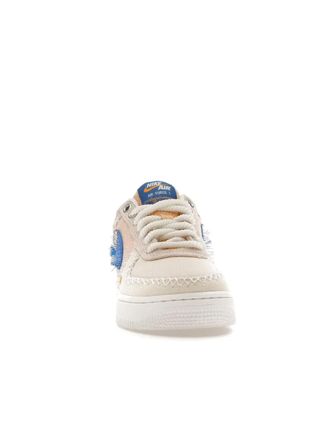 Женские кроссовки Lifestyle Nike Air Force 1 Low '07 — изображение 2 из 4, белый/темный синий