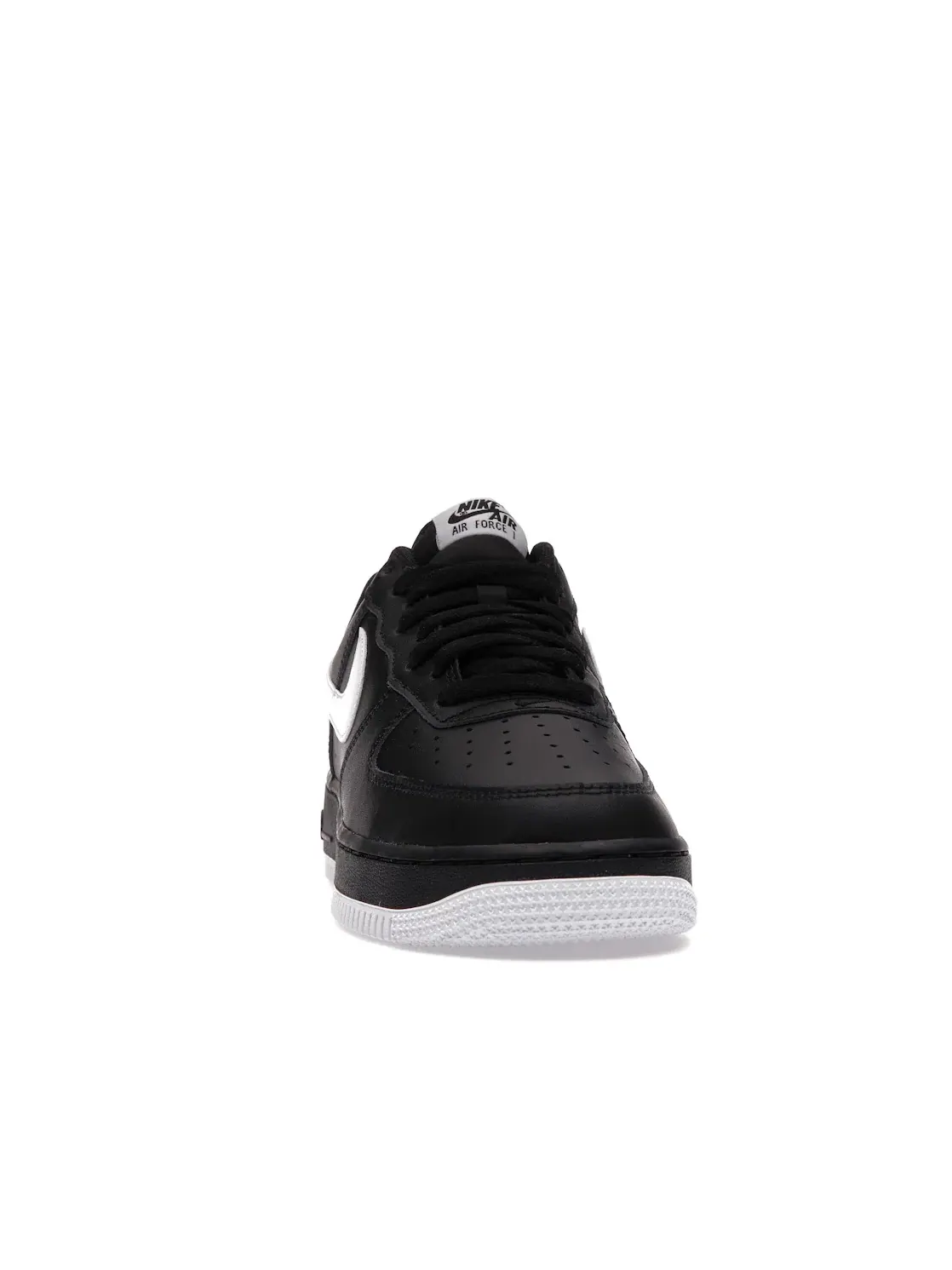 Мужские кроссовки кожаные Nike Air Force 1 Low '07 — изображение 2 из 4, черный/белый-черный