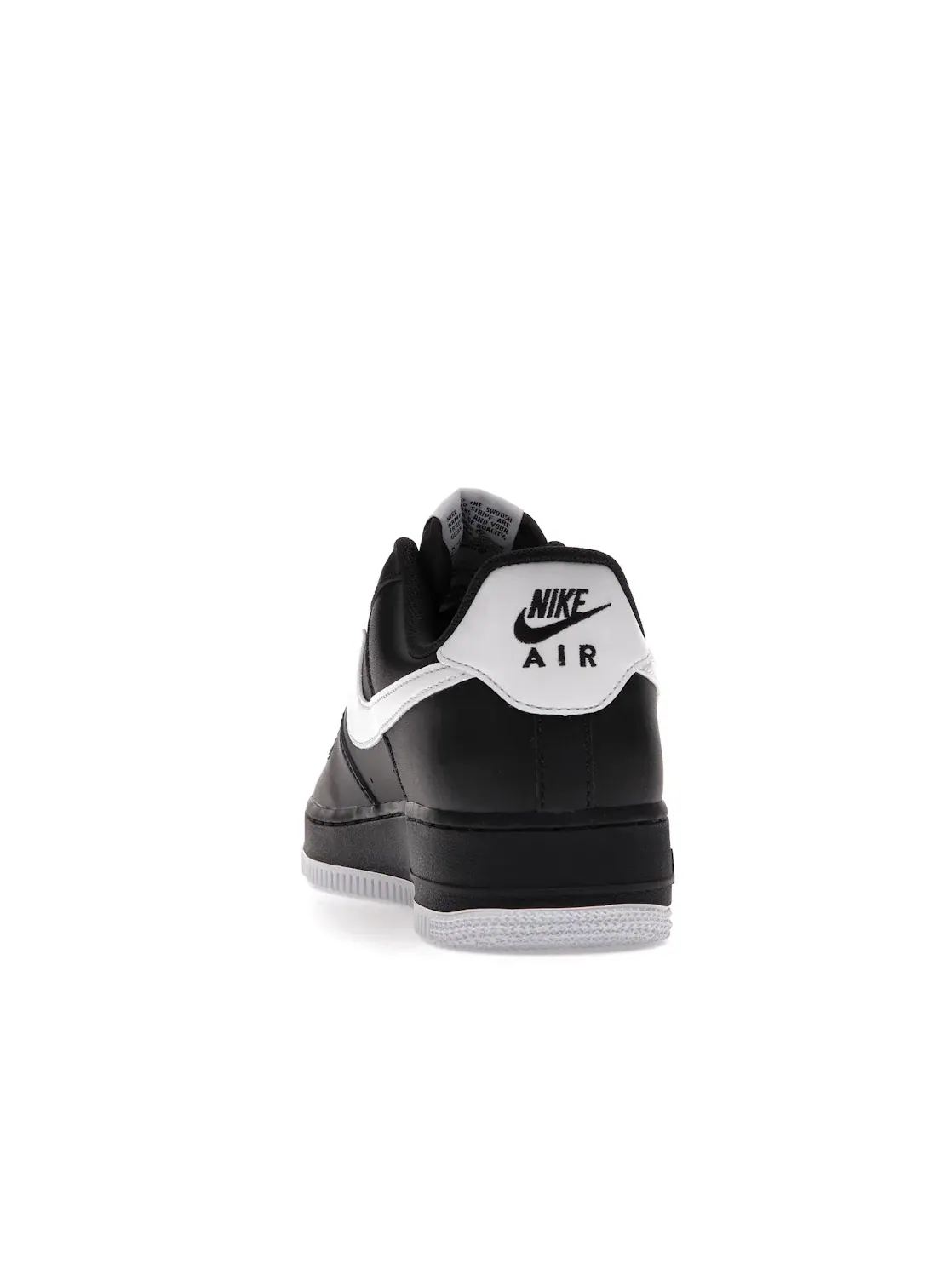 Мужские кроссовки кожаные Nike Air Force 1 Low '07 — изображение 4 из 4, черный/белый-черный