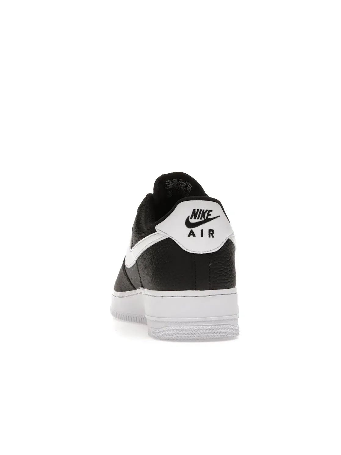 Мужские кроссовки с замшевым верхом Nike Air Force 1 Low '07 — изображение 4 из 4, черный/белый
