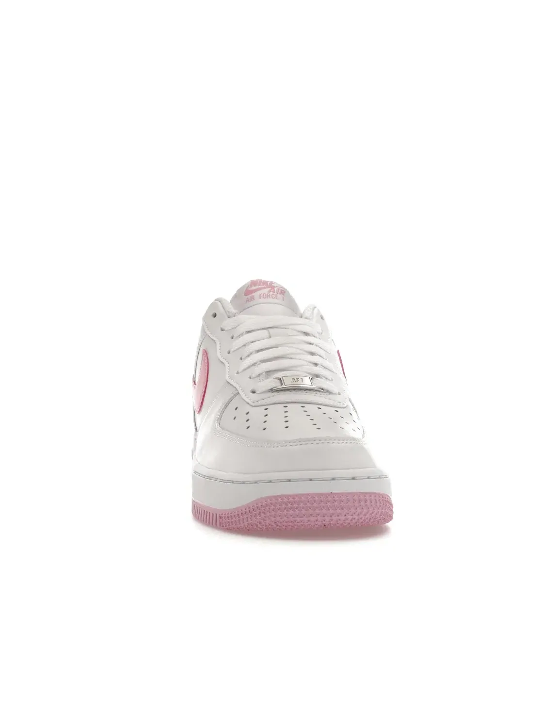 Мужские кроссовки с перфорацией Nike Air Force 1 Low '07 Nike — изображение 2 из 4, белый/розовый/белый